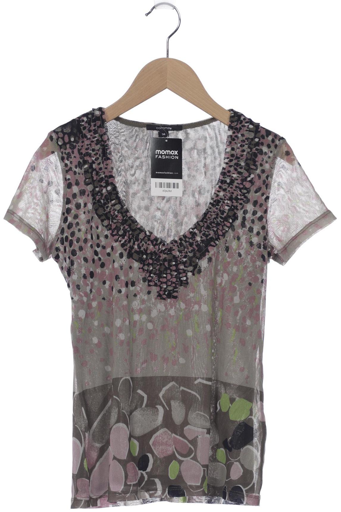 

Comma Damen T-Shirt, braun