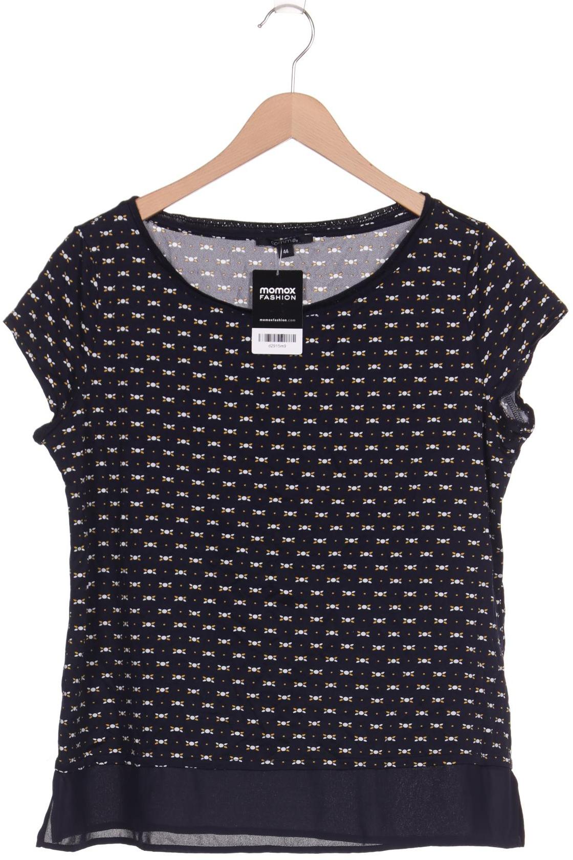 

Comma Damen T-Shirt, marineblau