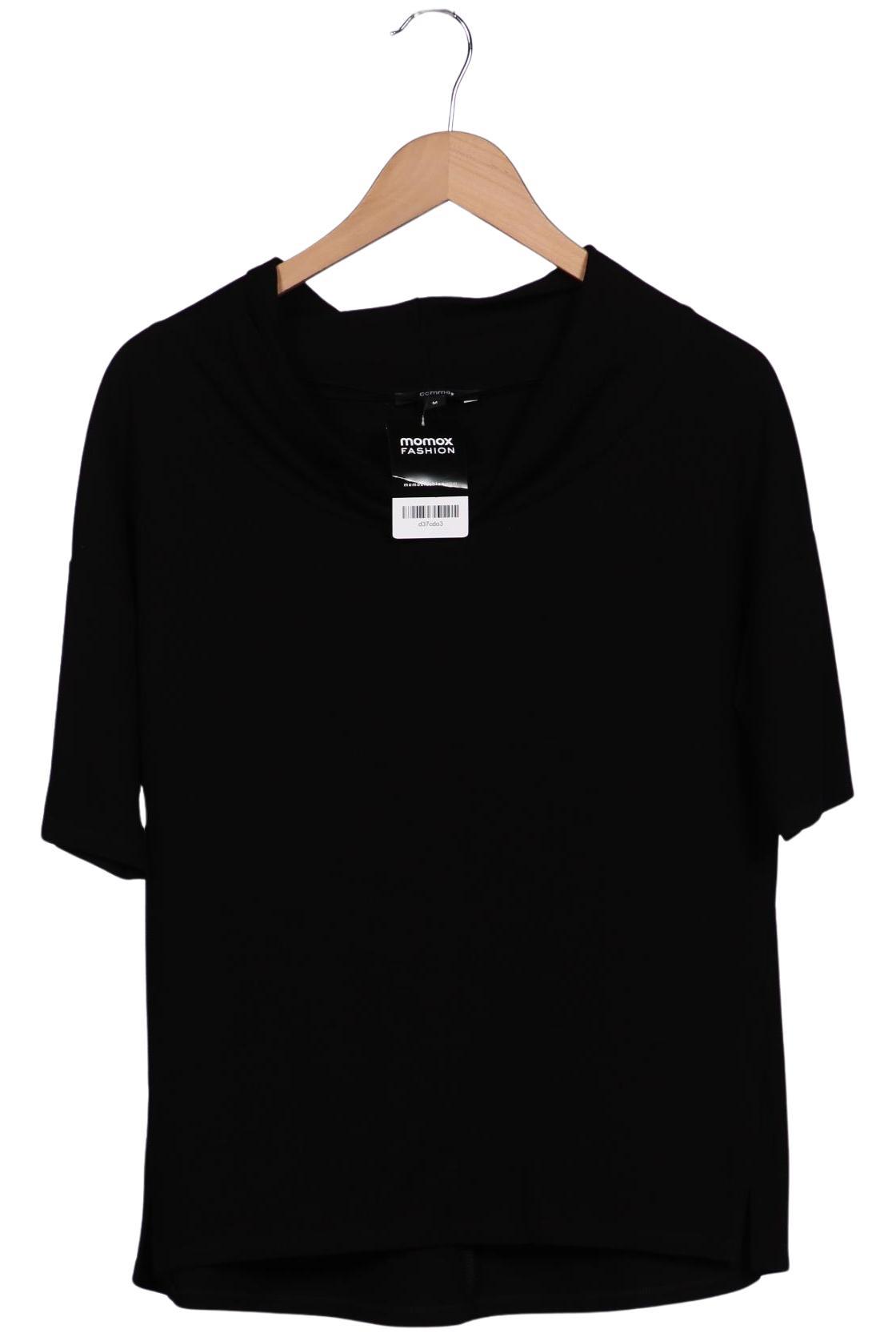 

Comma Damen T-Shirt, schwarz, Gr. 38