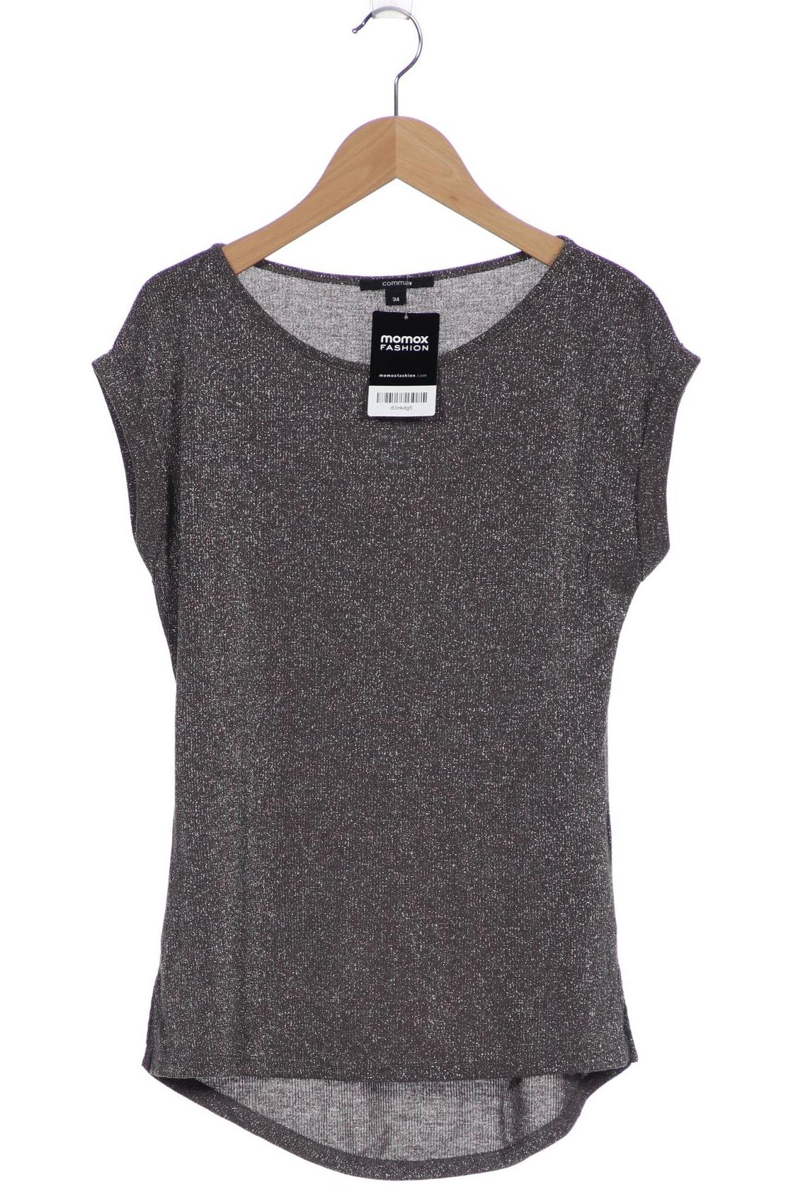 

Comma Damen T-Shirt, braun