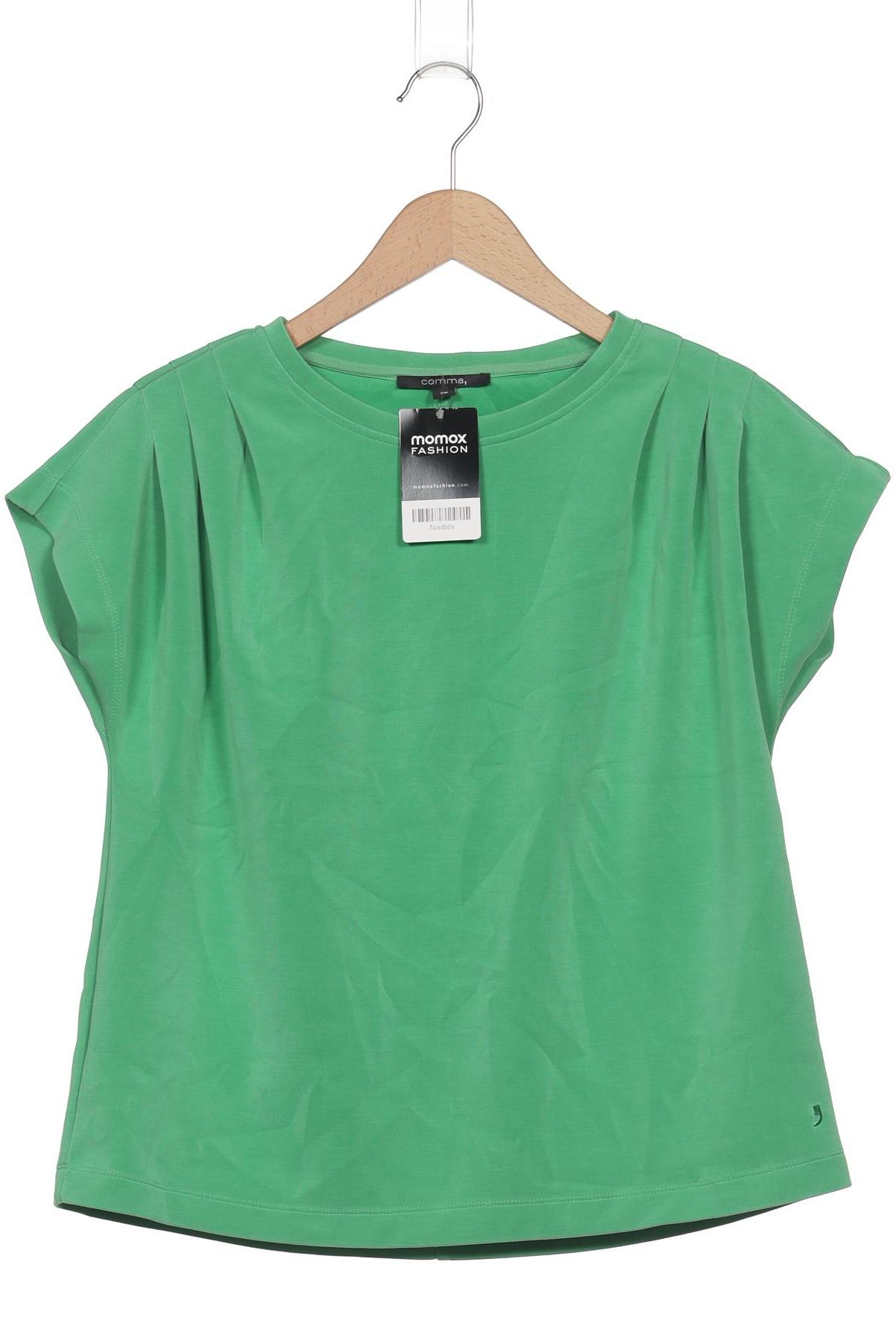 

Comma Damen T-Shirt, grün, Gr. 36