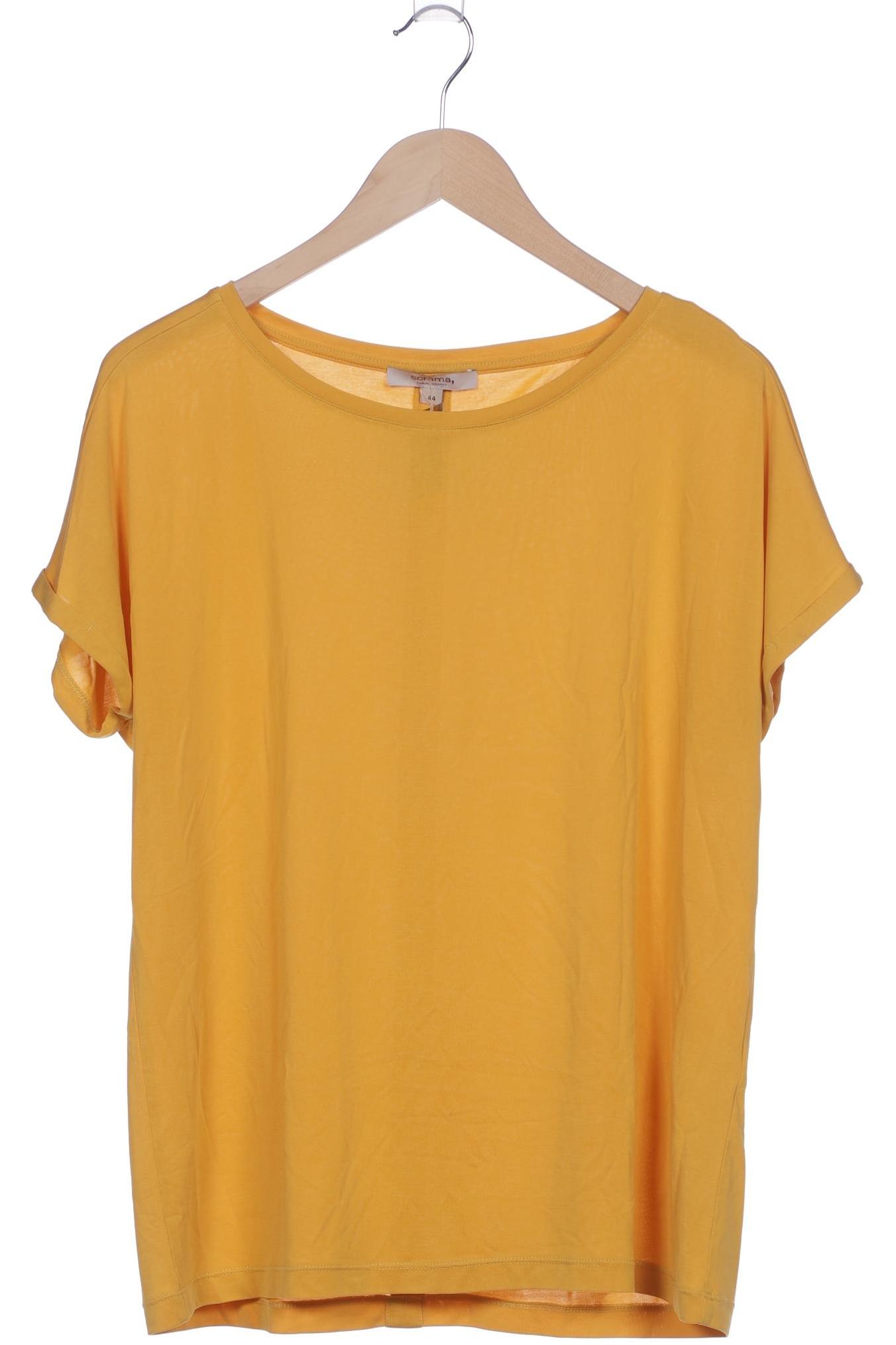 

Comma Damen T-Shirt, gelb, Gr. 44