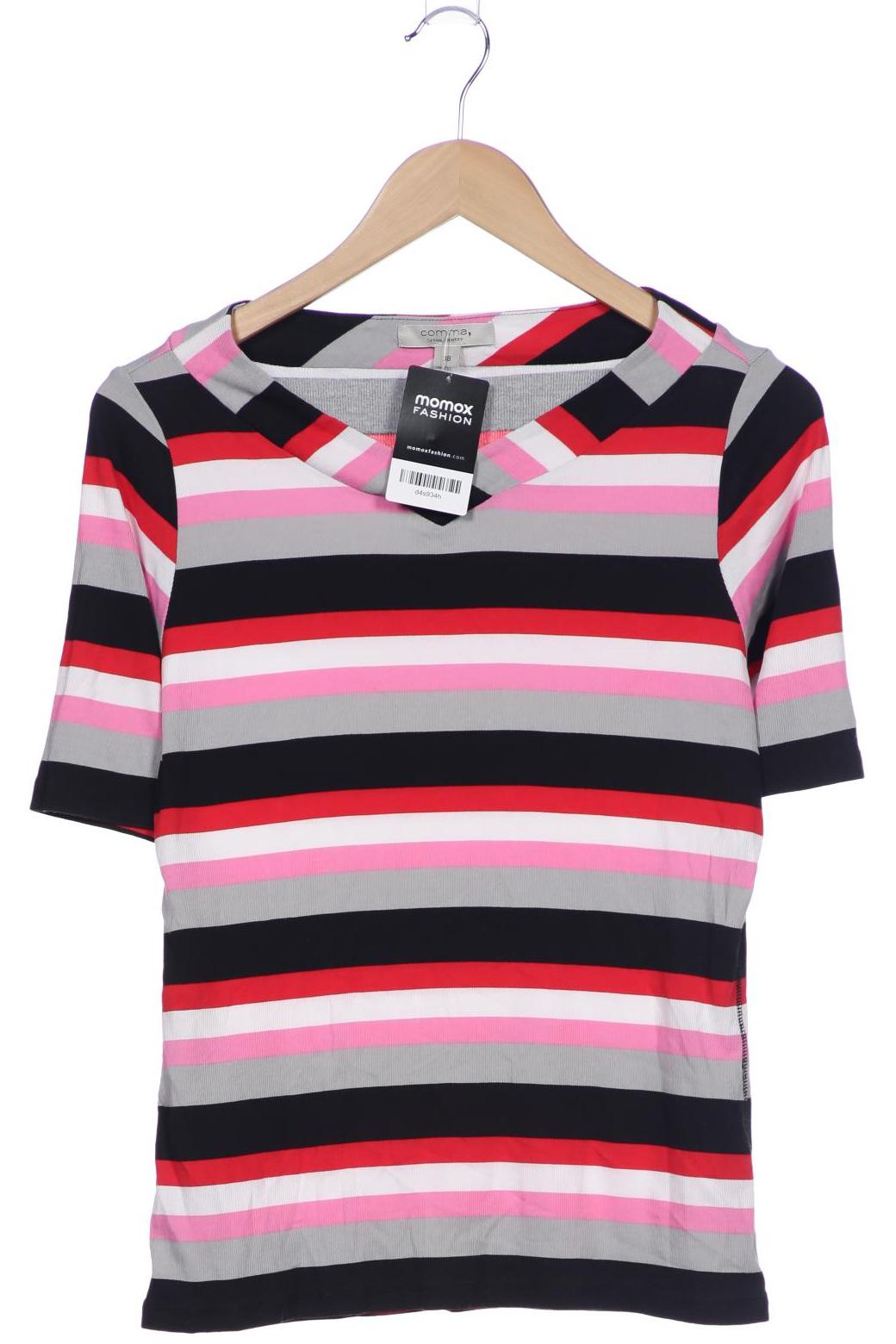 

Comma Damen T-Shirt, mehrfarbig, Gr. 38