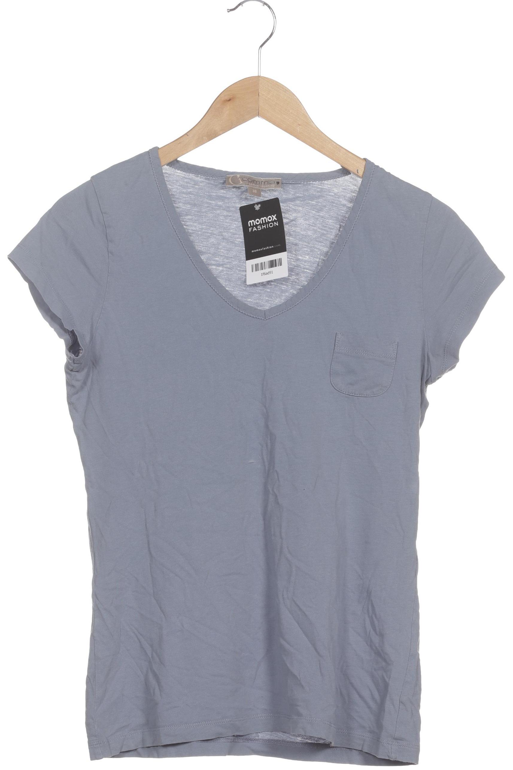 

Comma Damen T-Shirt, blau, Gr. 38