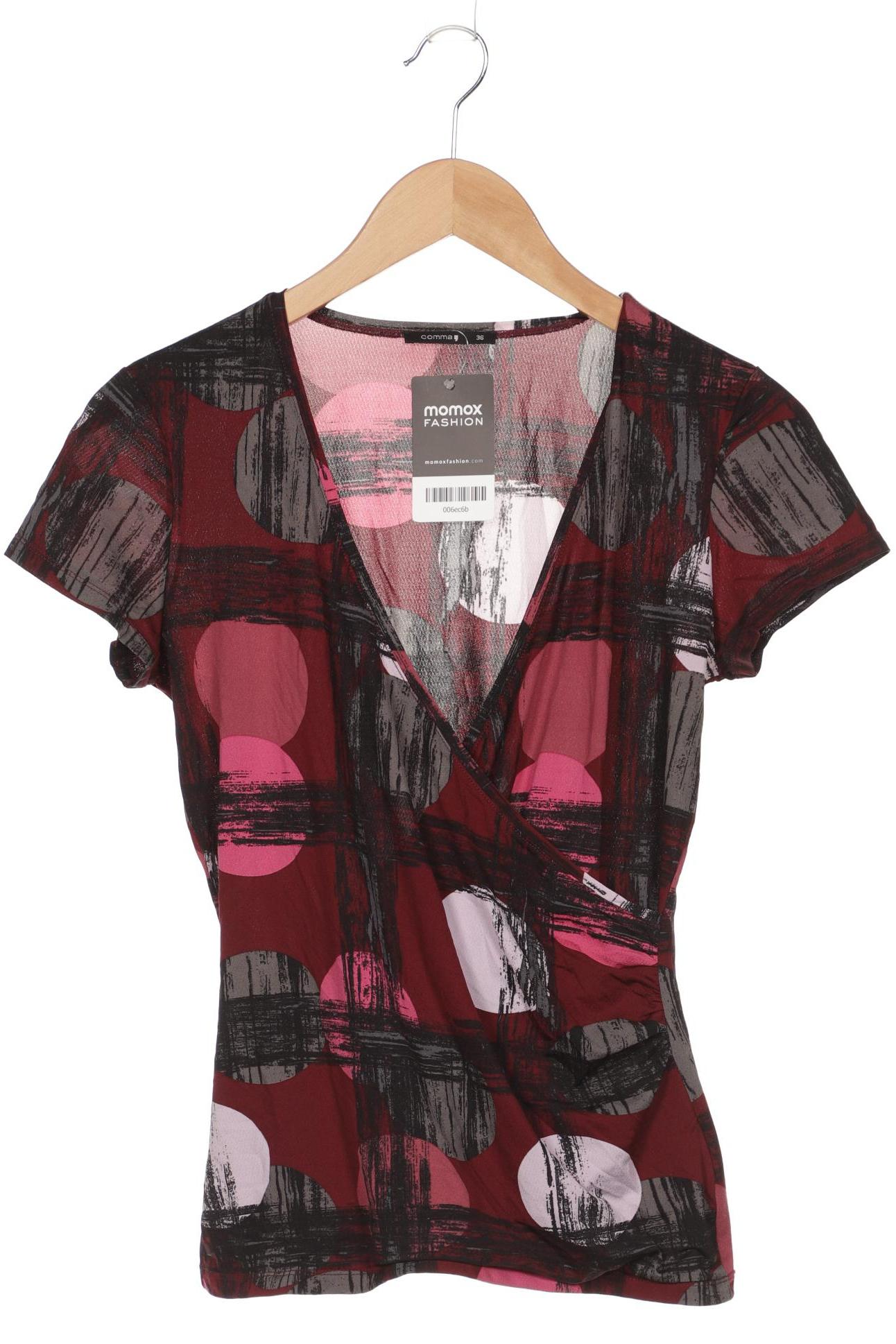 

Comma Damen T-Shirt, rot, Gr. 36