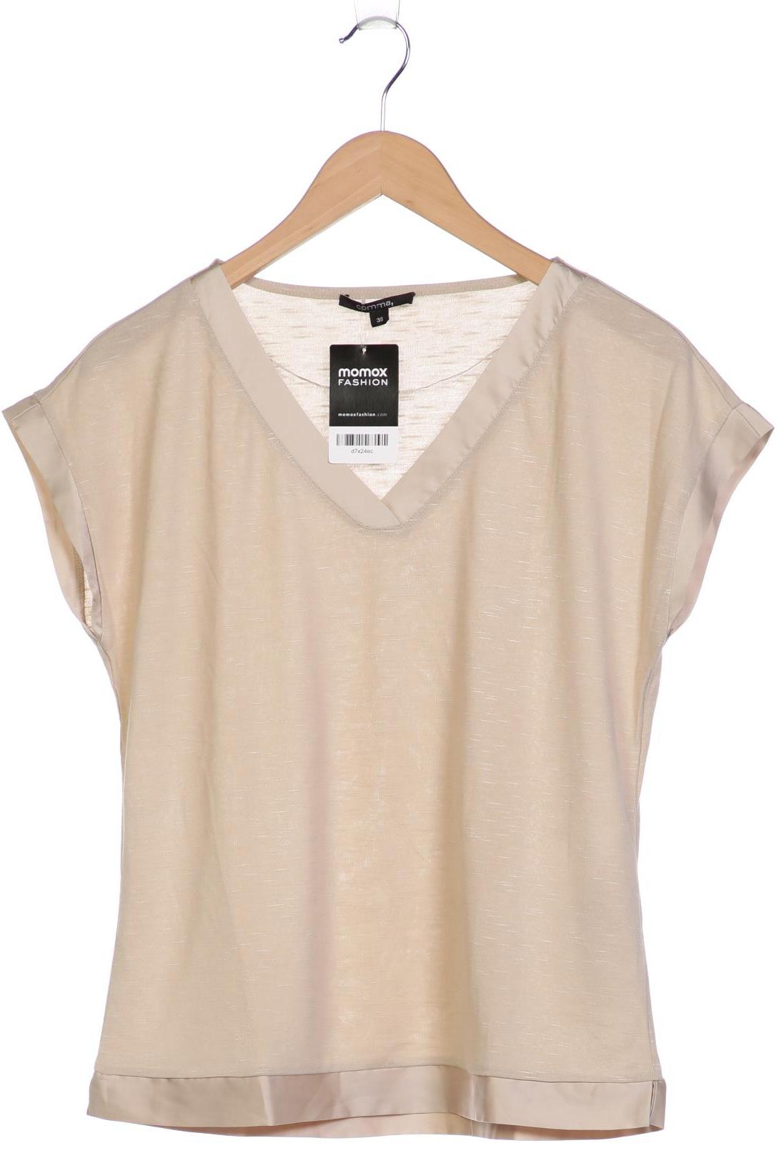 

Comma Damen T-Shirt, beige, Gr. 38