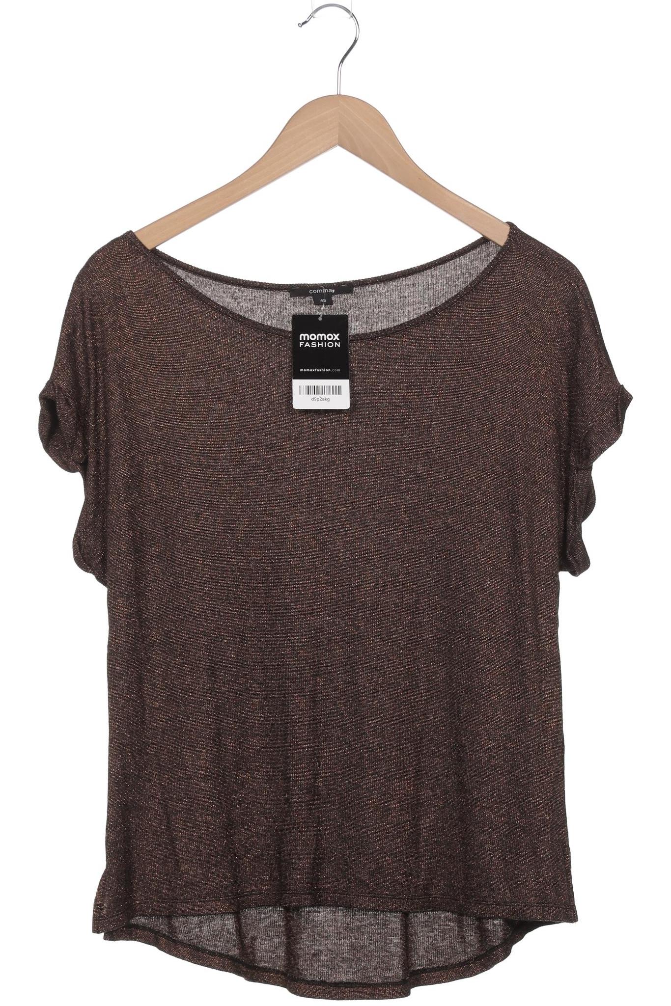 

Comma Damen T-Shirt, braun, Gr. 42