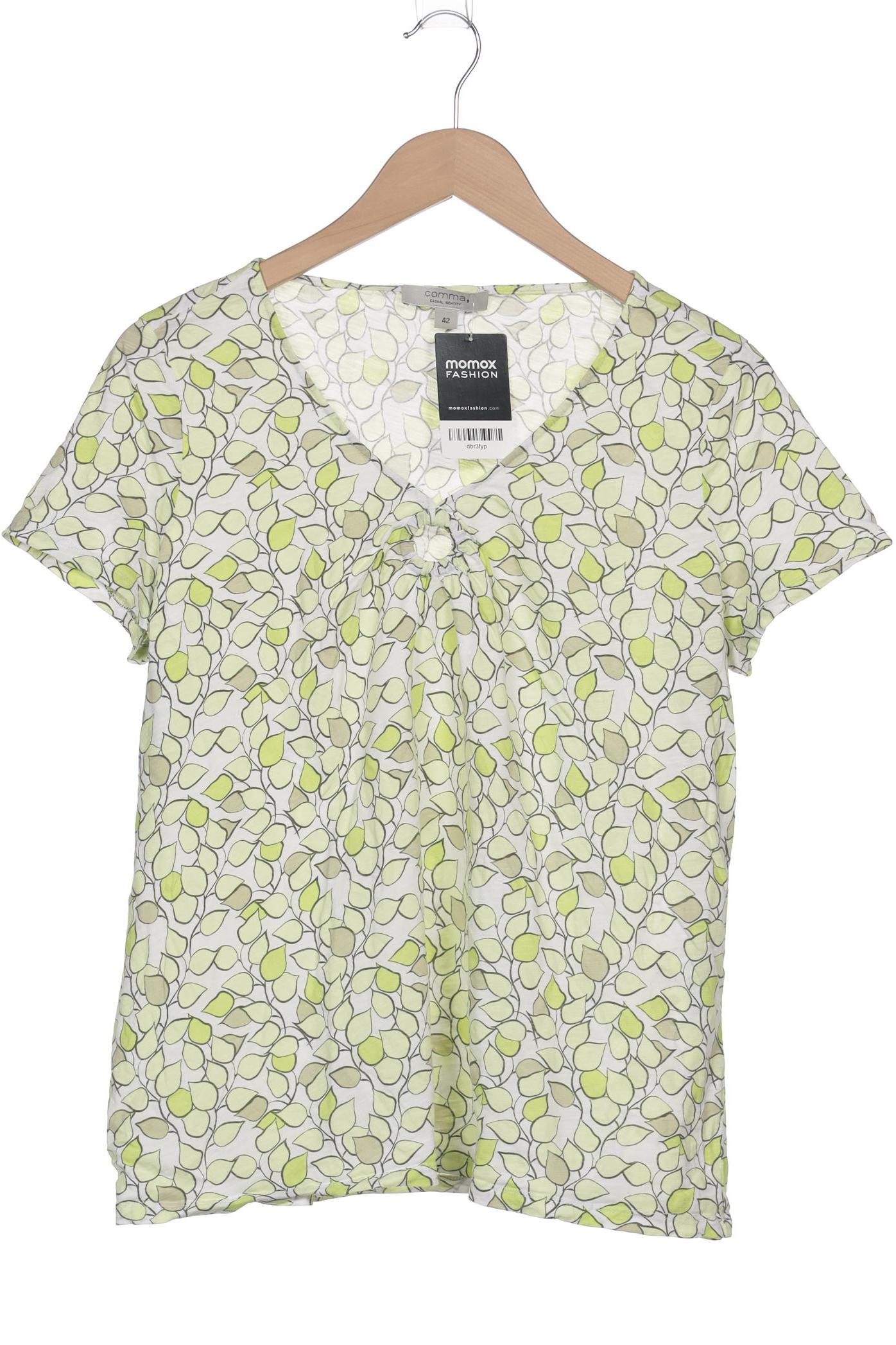 

Comma Damen T-Shirt, grün, Gr. 42