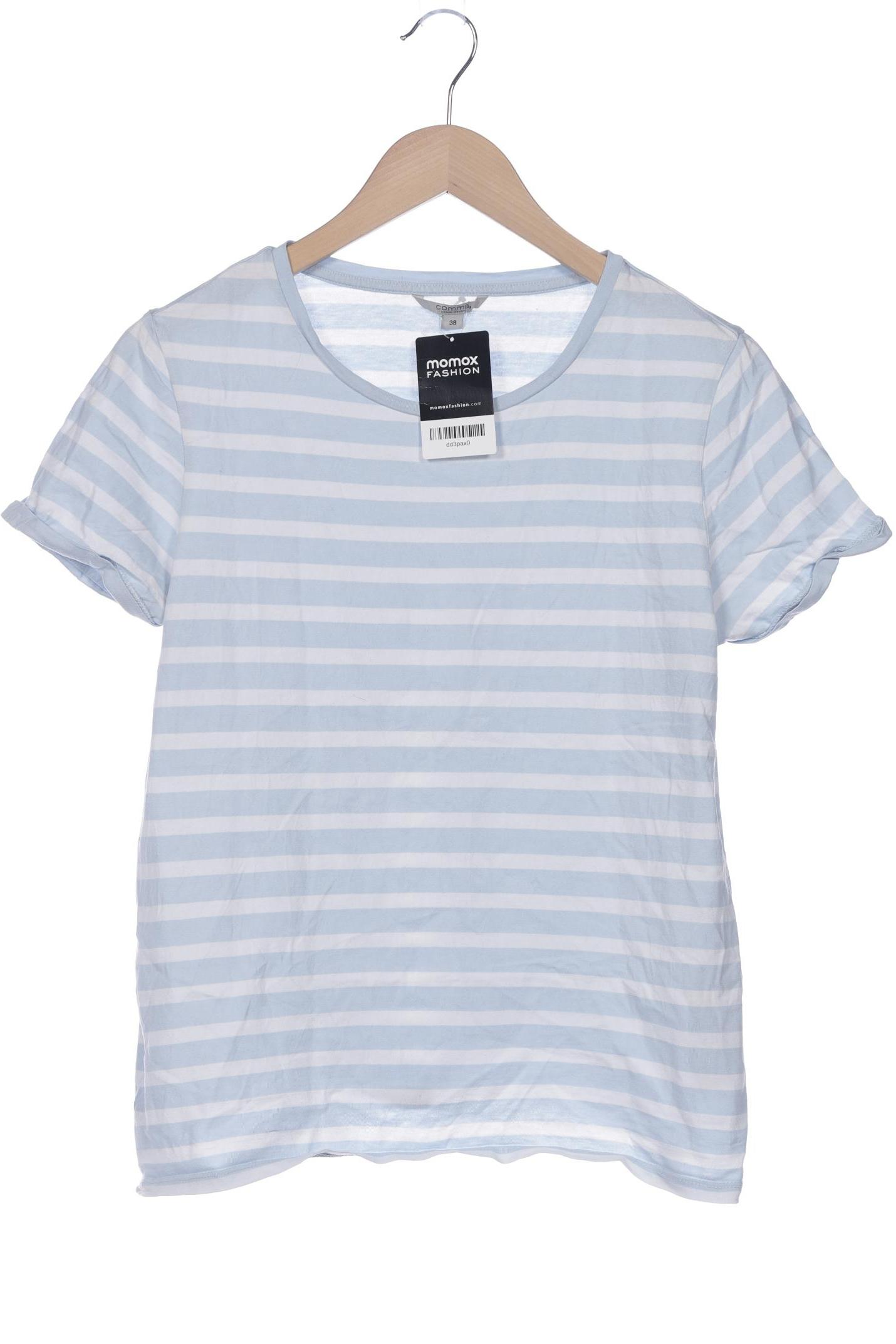 

Comma Damen T-Shirt, hellblau
