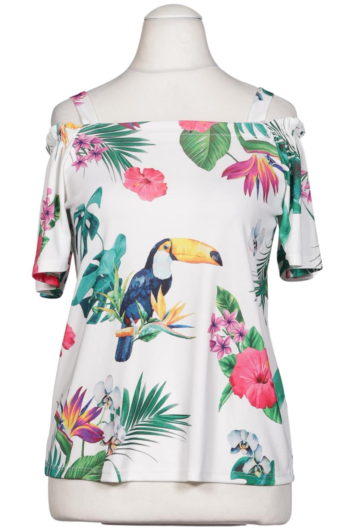 

Comma Damen T-Shirt, weiß, Gr. 36