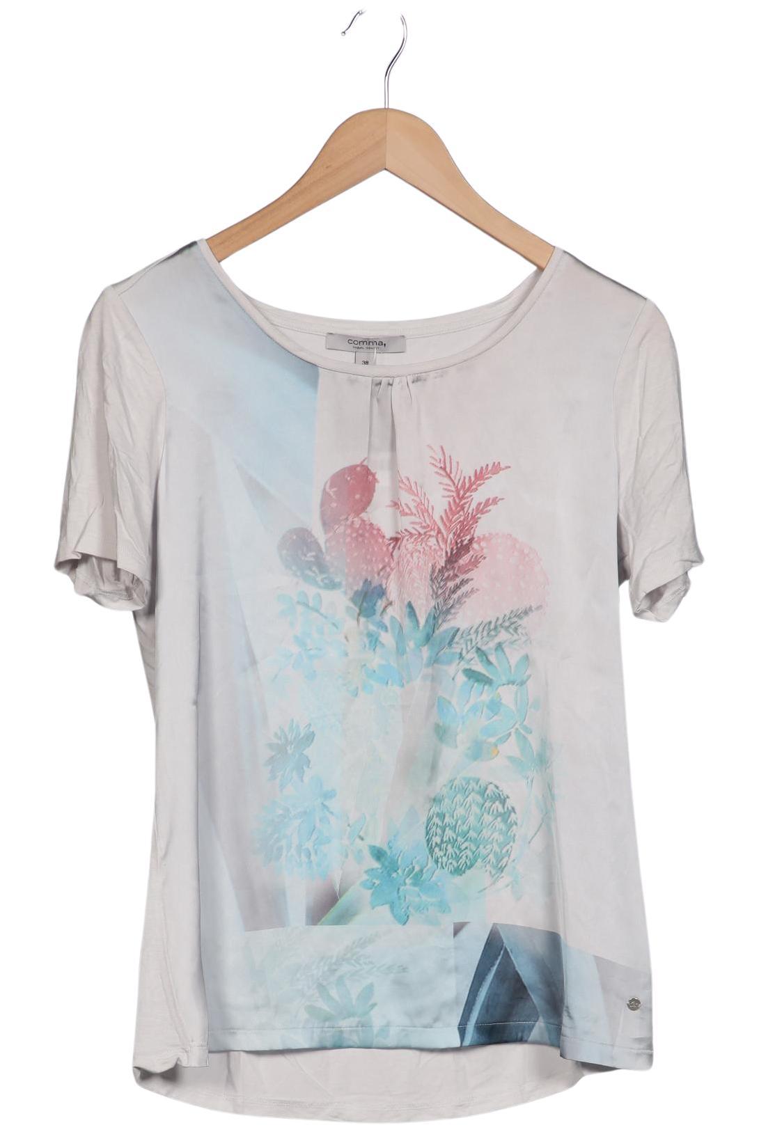 

Comma Damen T-Shirt, mehrfarbig, Gr. 38
