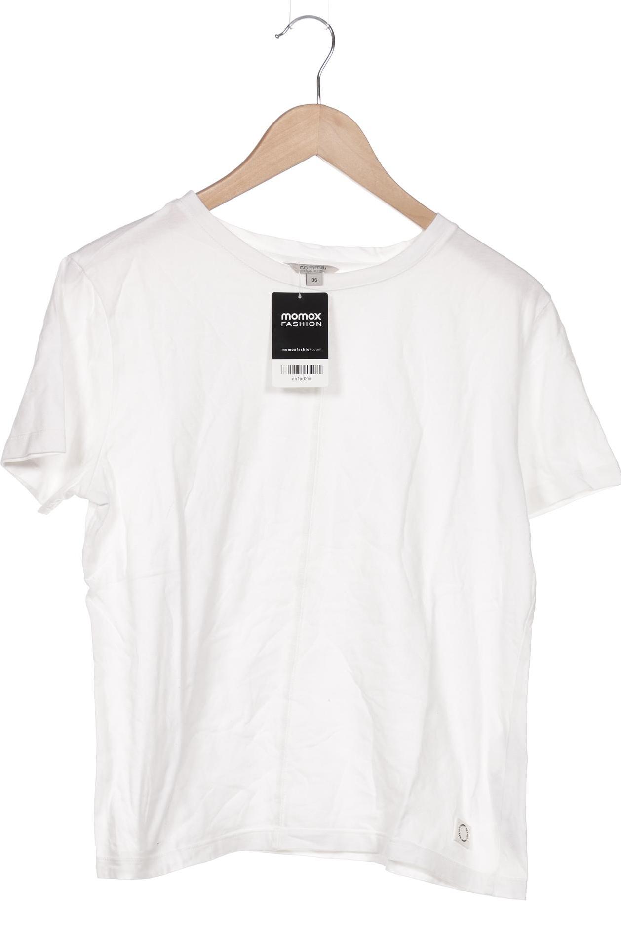 

Comma Damen T-Shirt, weiß, Gr. 36