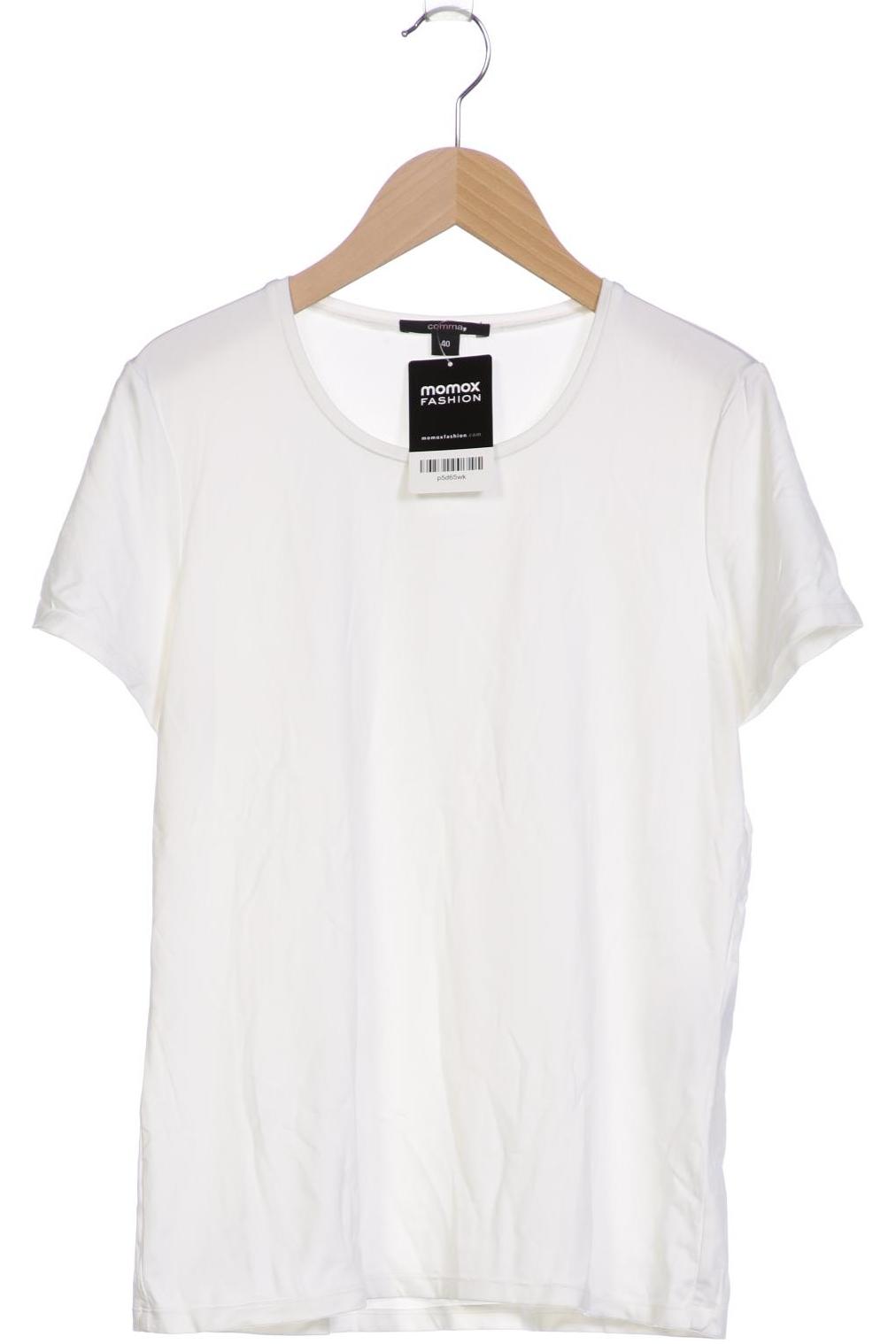 

Comma Damen T-Shirt, weiß, Gr. 40
