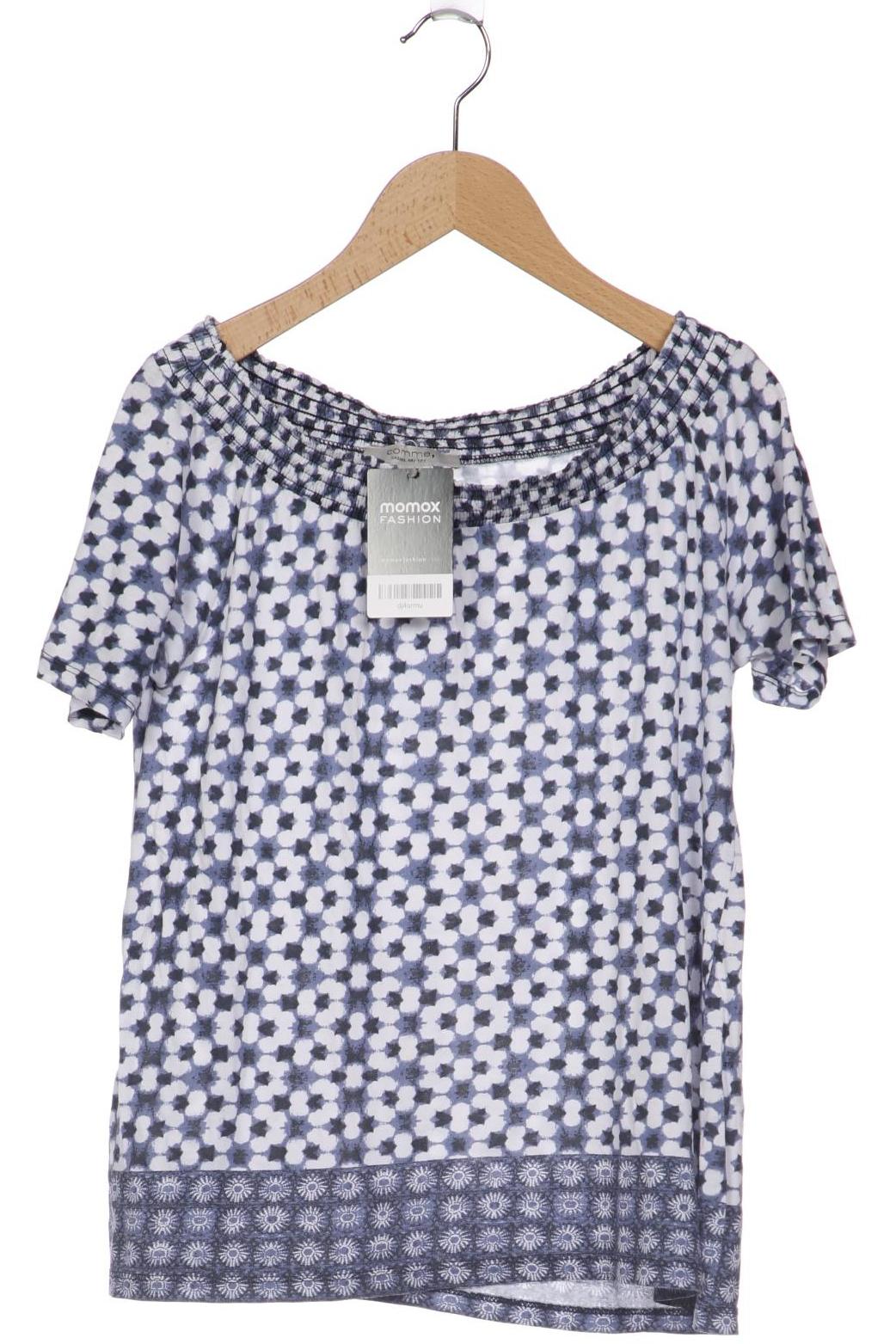 

Comma Damen T-Shirt, blau