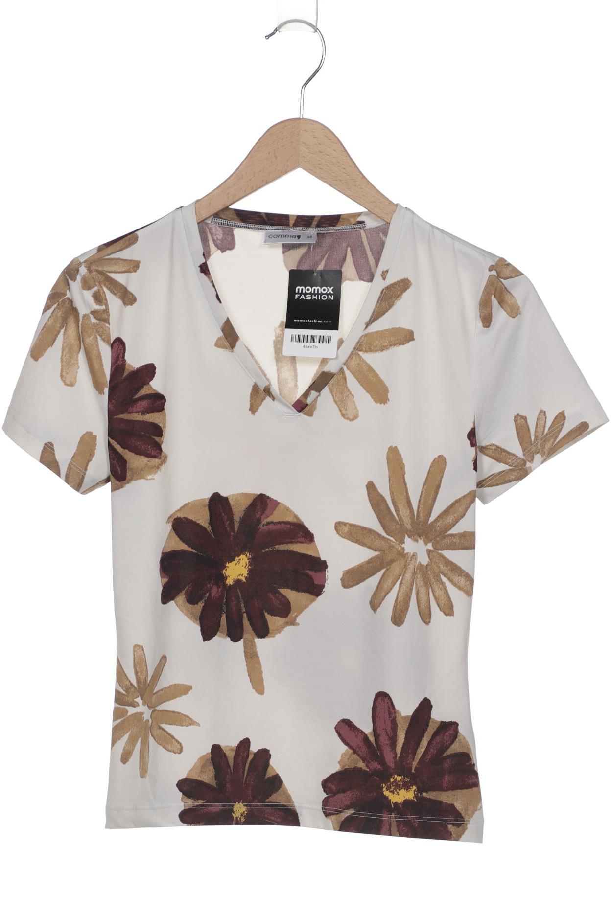 

Comma Damen T-Shirt, weiß, Gr. 40