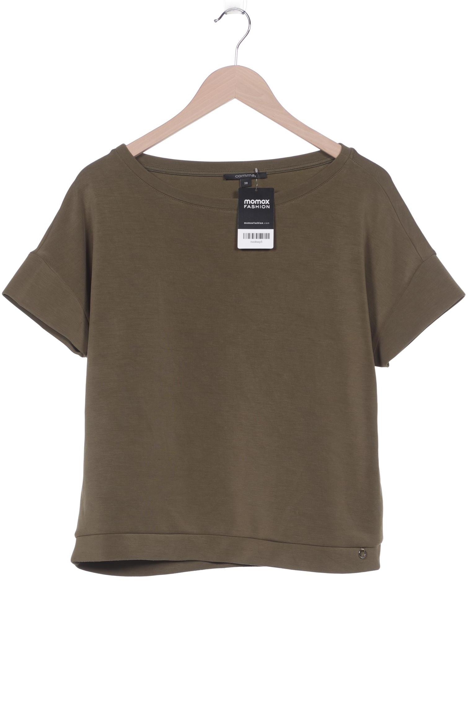 

Comma Damen T-Shirt, grün, Gr. 38
