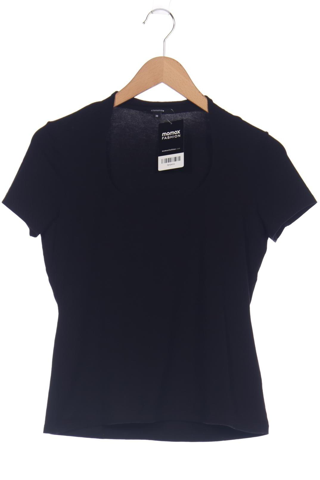 

Comma Damen T-Shirt, schwarz