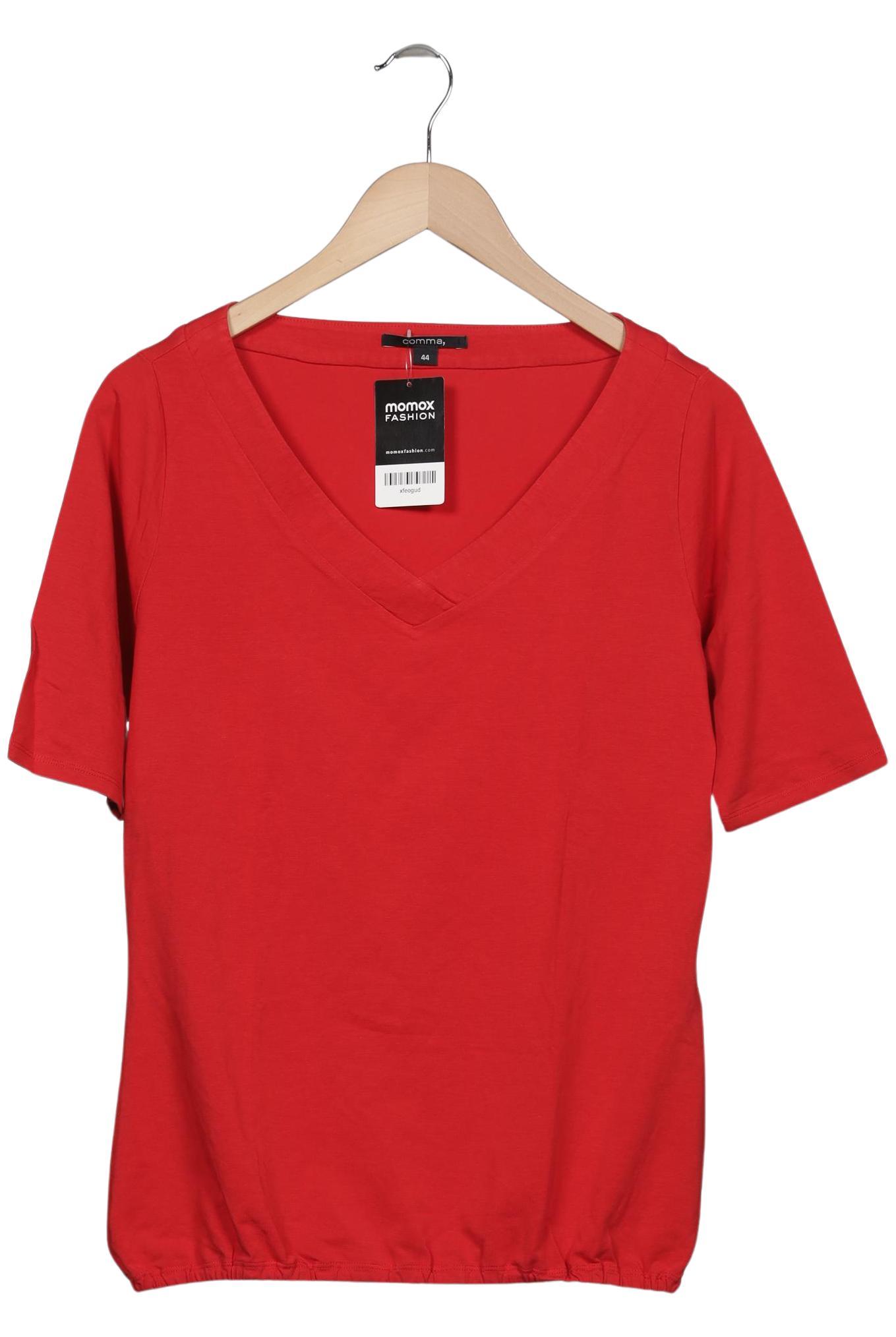 

Comma Damen T-Shirt, rot, Gr. 44