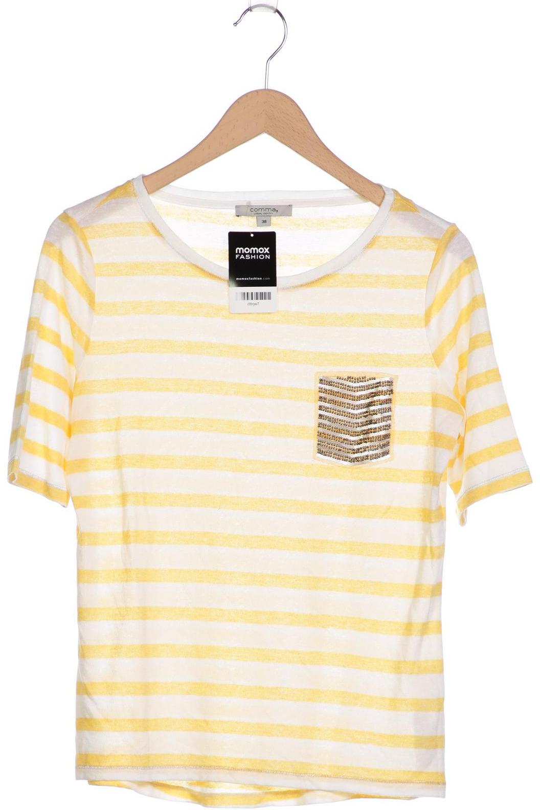 

Comma Damen T-Shirt, gelb, Gr. 38
