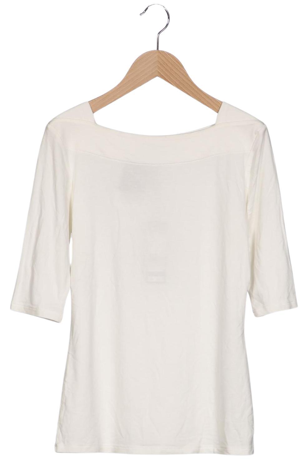 

Comma Damen T-Shirt, weiß, Gr. 34