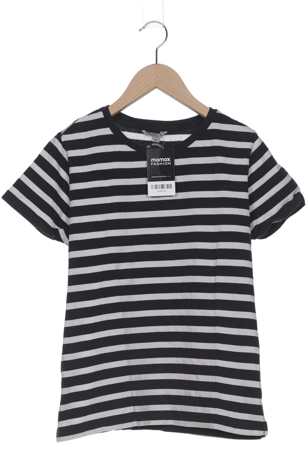 

Comma Damen T-Shirt, marineblau, Gr. 34