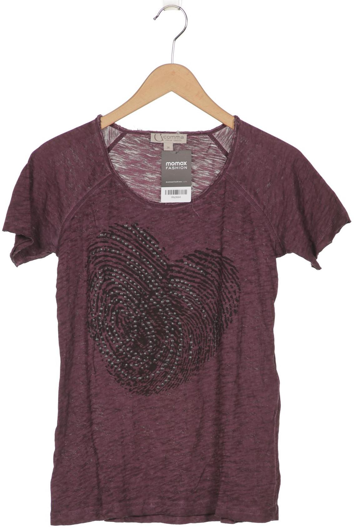 

Comma Damen T-Shirt, flieder, Gr. 36