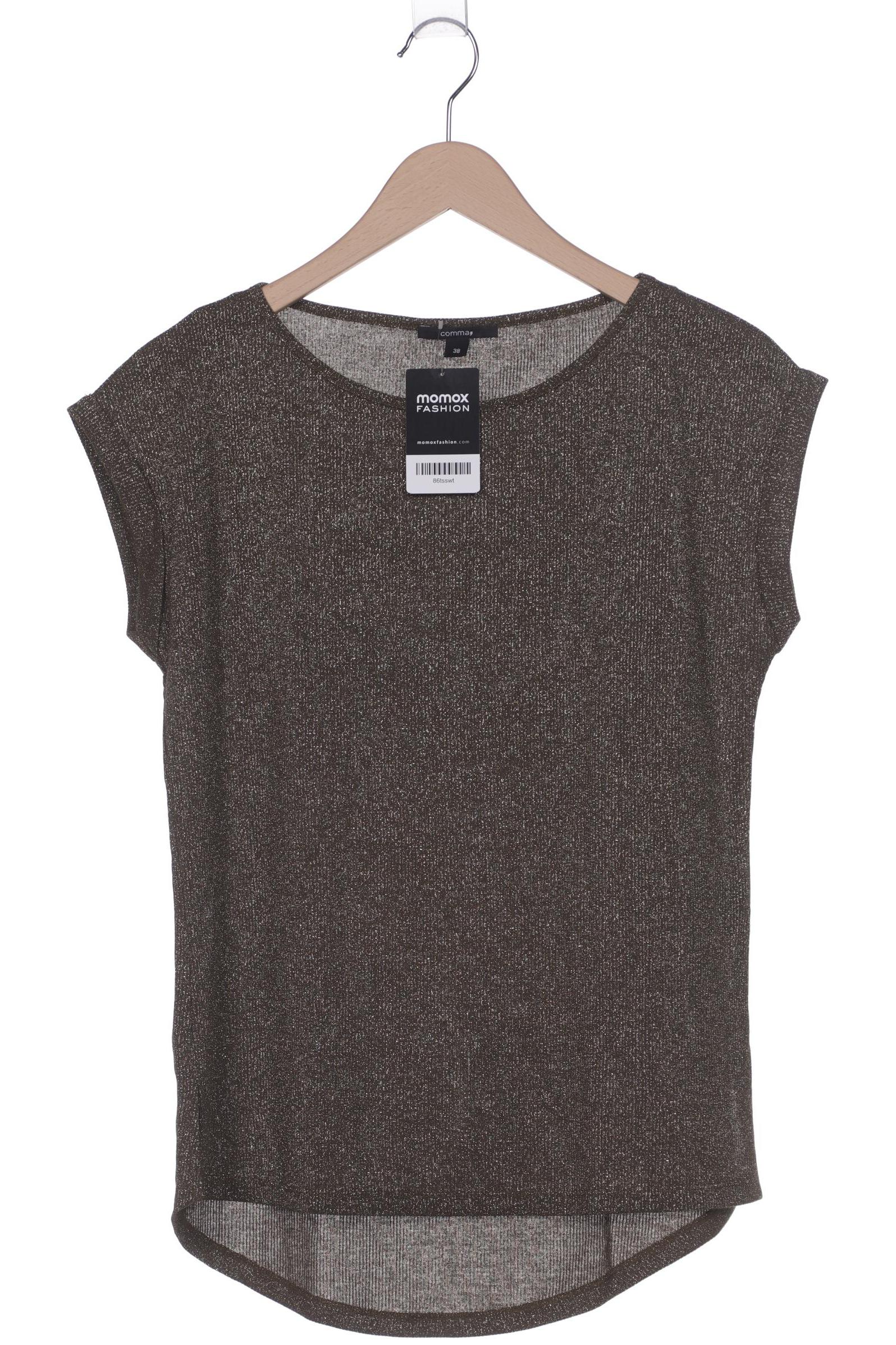 

Comma Damen T-Shirt, gold, Gr. 38