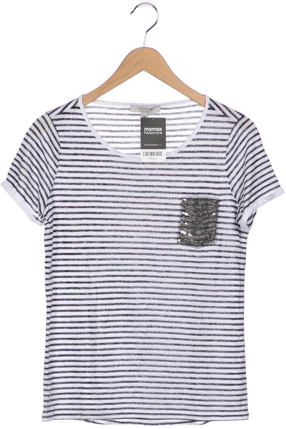 

Comma Damen T-Shirt, weiß