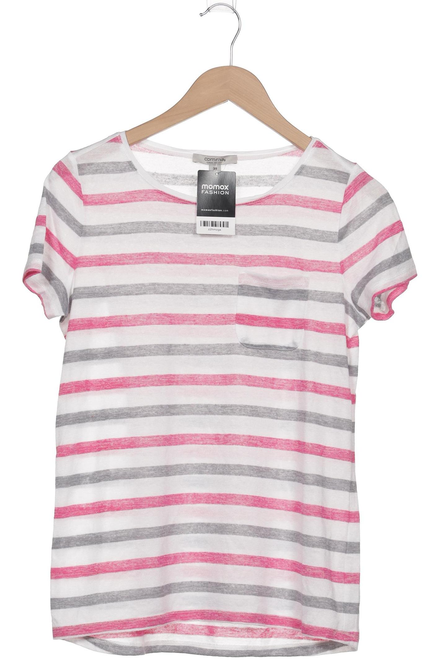 

Comma Damen T-Shirt, weiß, Gr. 38