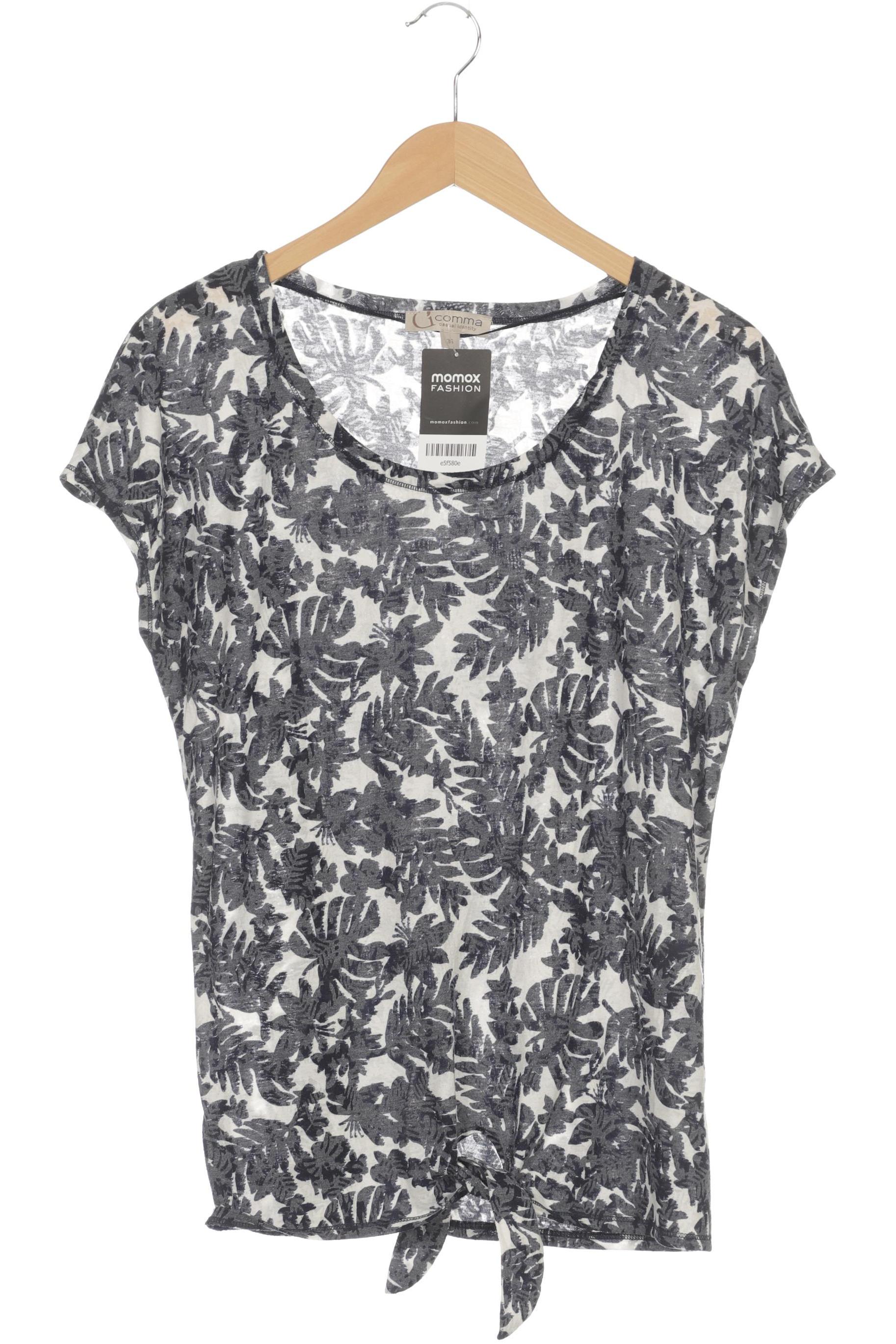 

Comma Damen T-Shirt, blau, Gr. 36