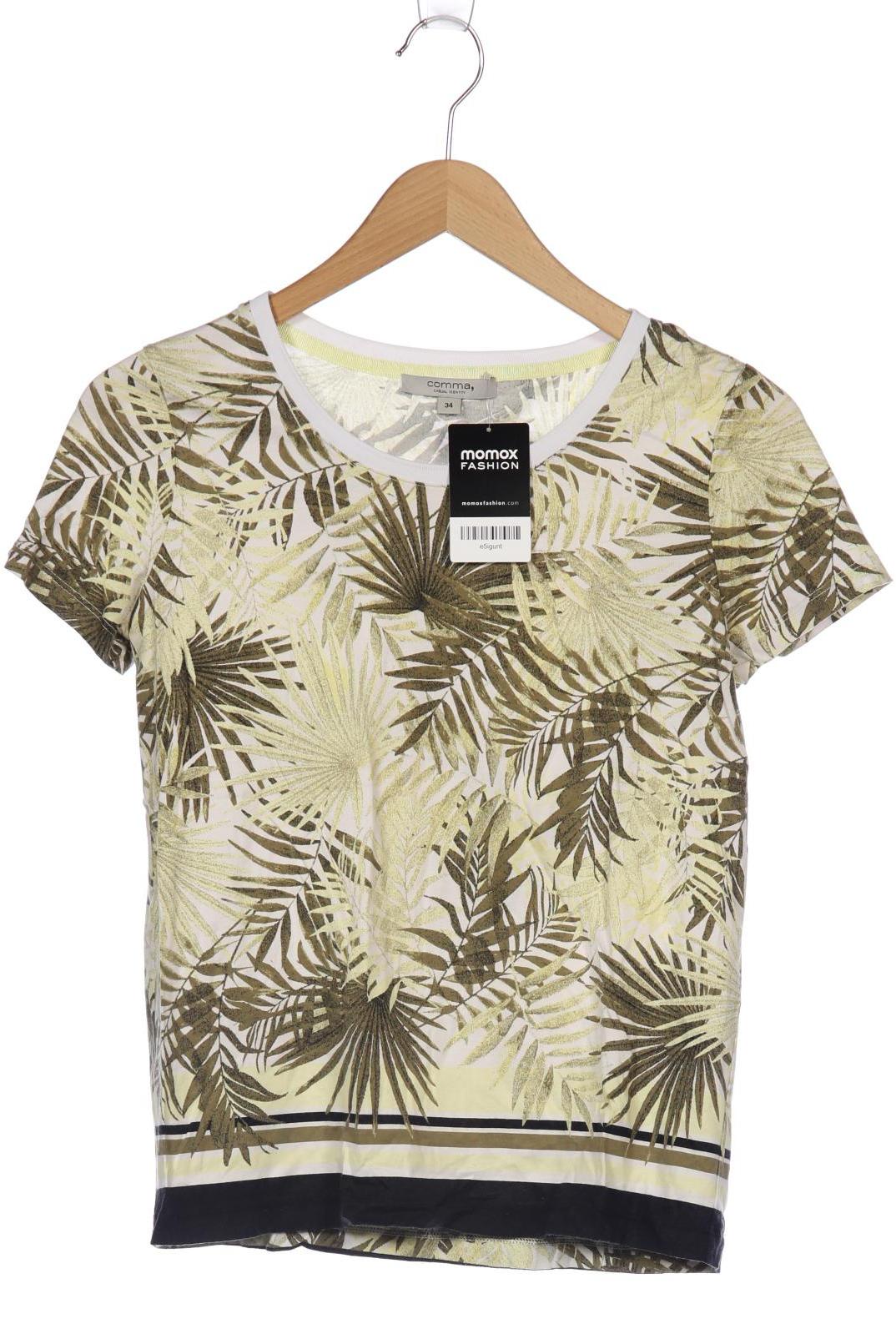 

Comma Damen T-Shirt, weiß