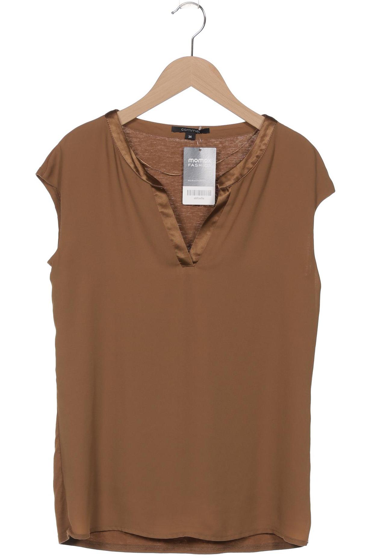 

Comma Damen T-Shirt, braun, Gr. 34