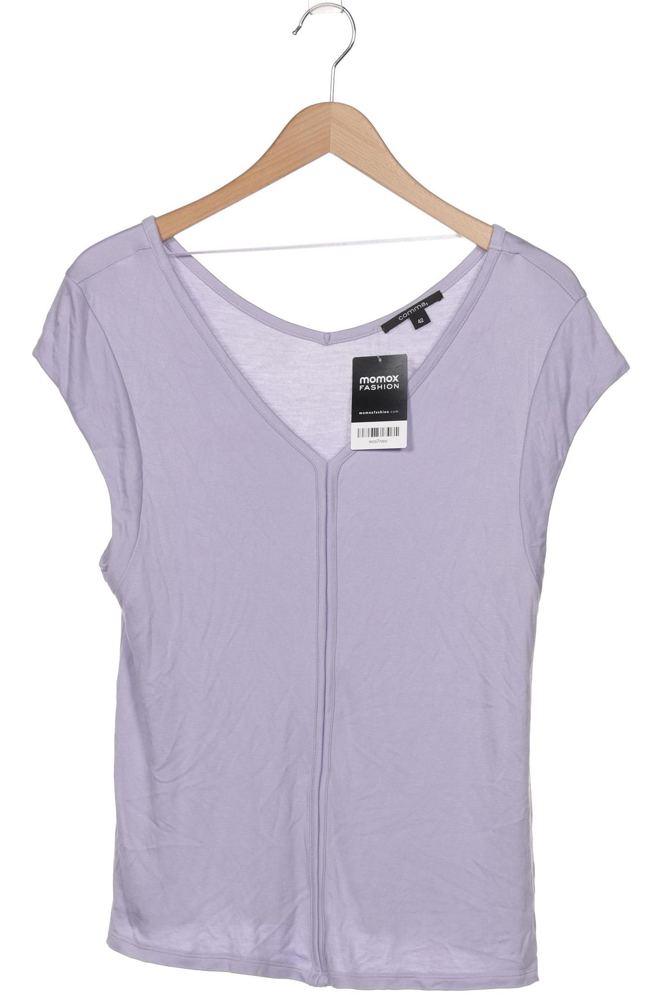 

Comma Damen T-Shirt, flieder, Gr. 42