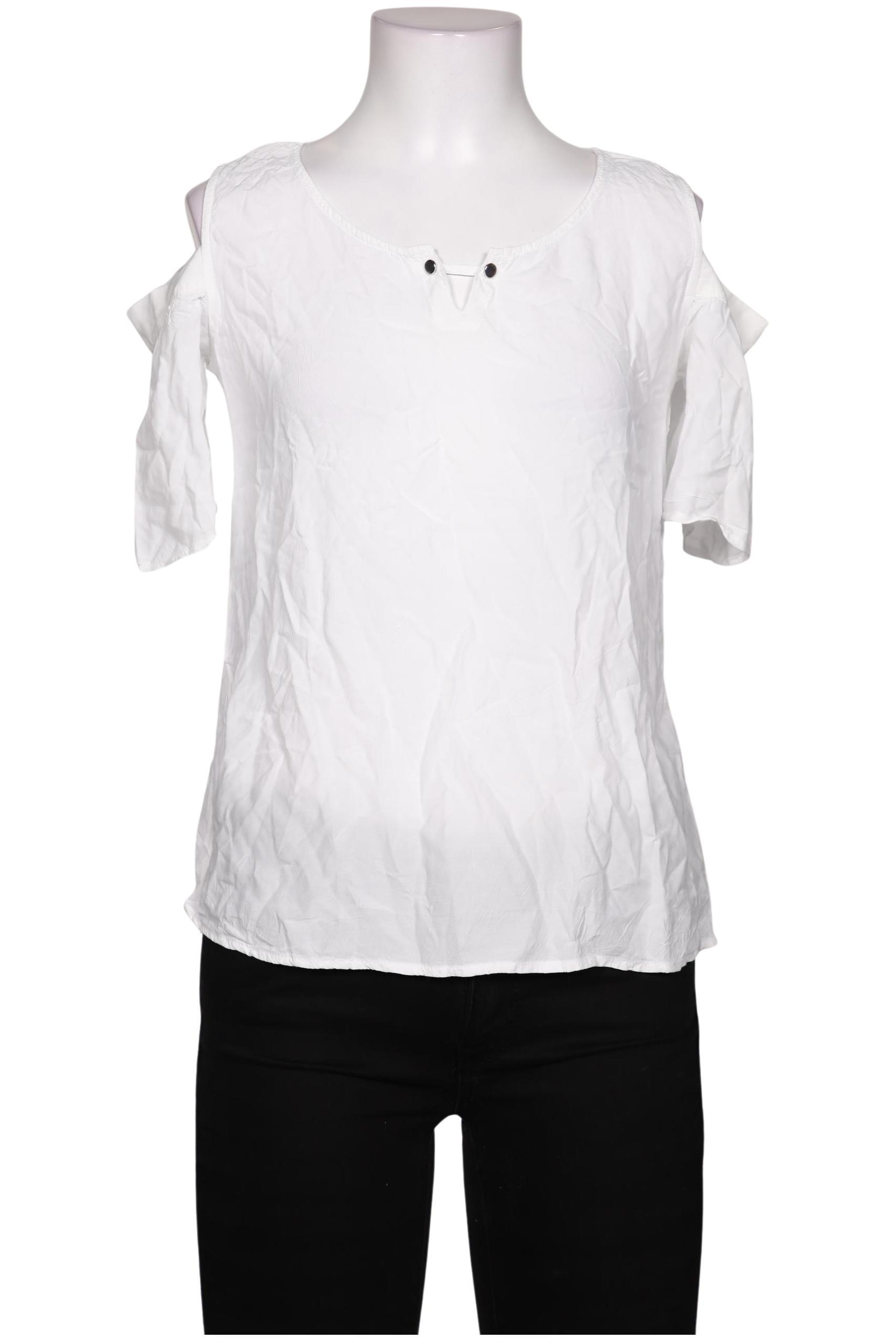 

Comma Damen T-Shirt, weiß, Gr. 34
