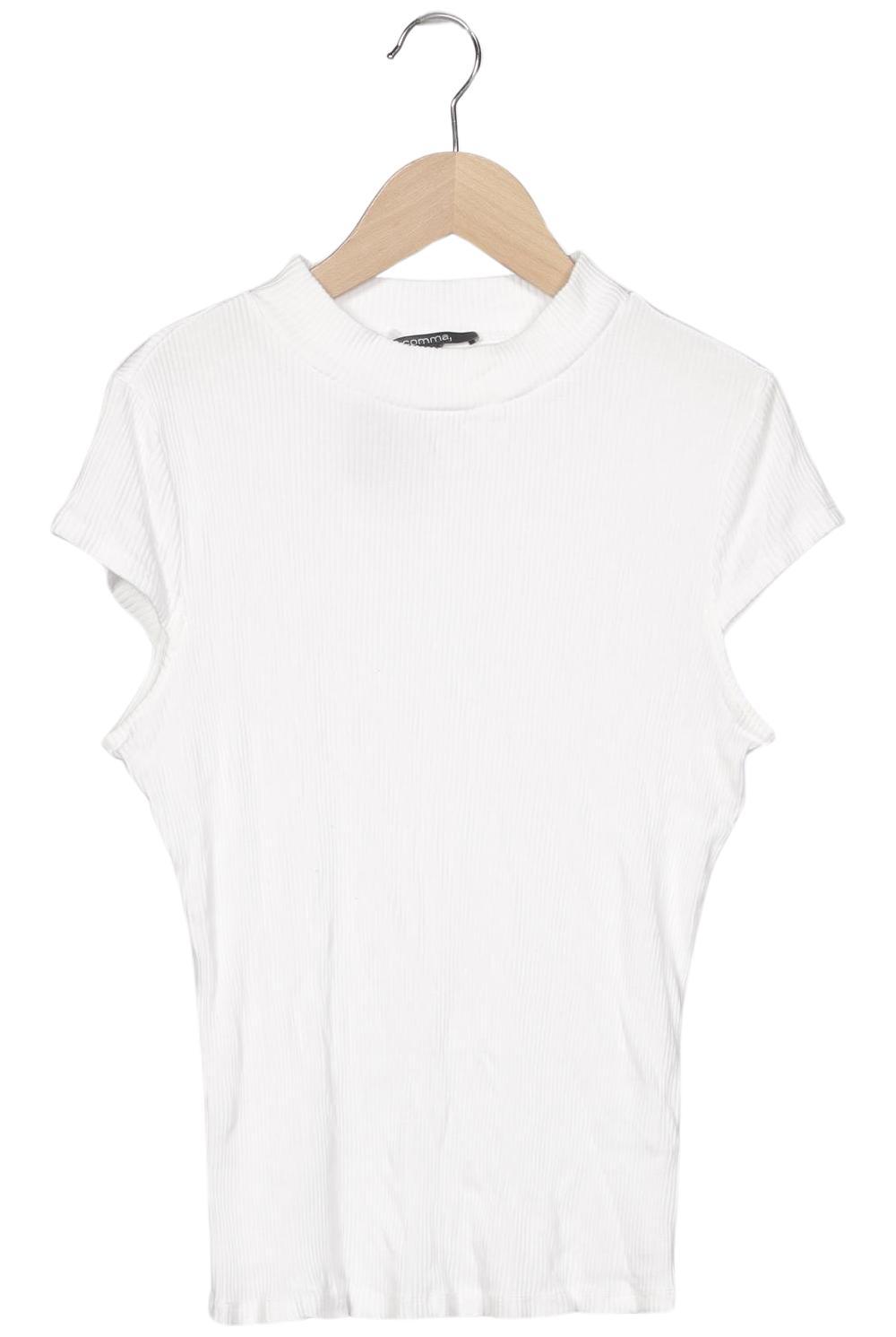 

Comma Damen T-Shirt, weiß, Gr. 40