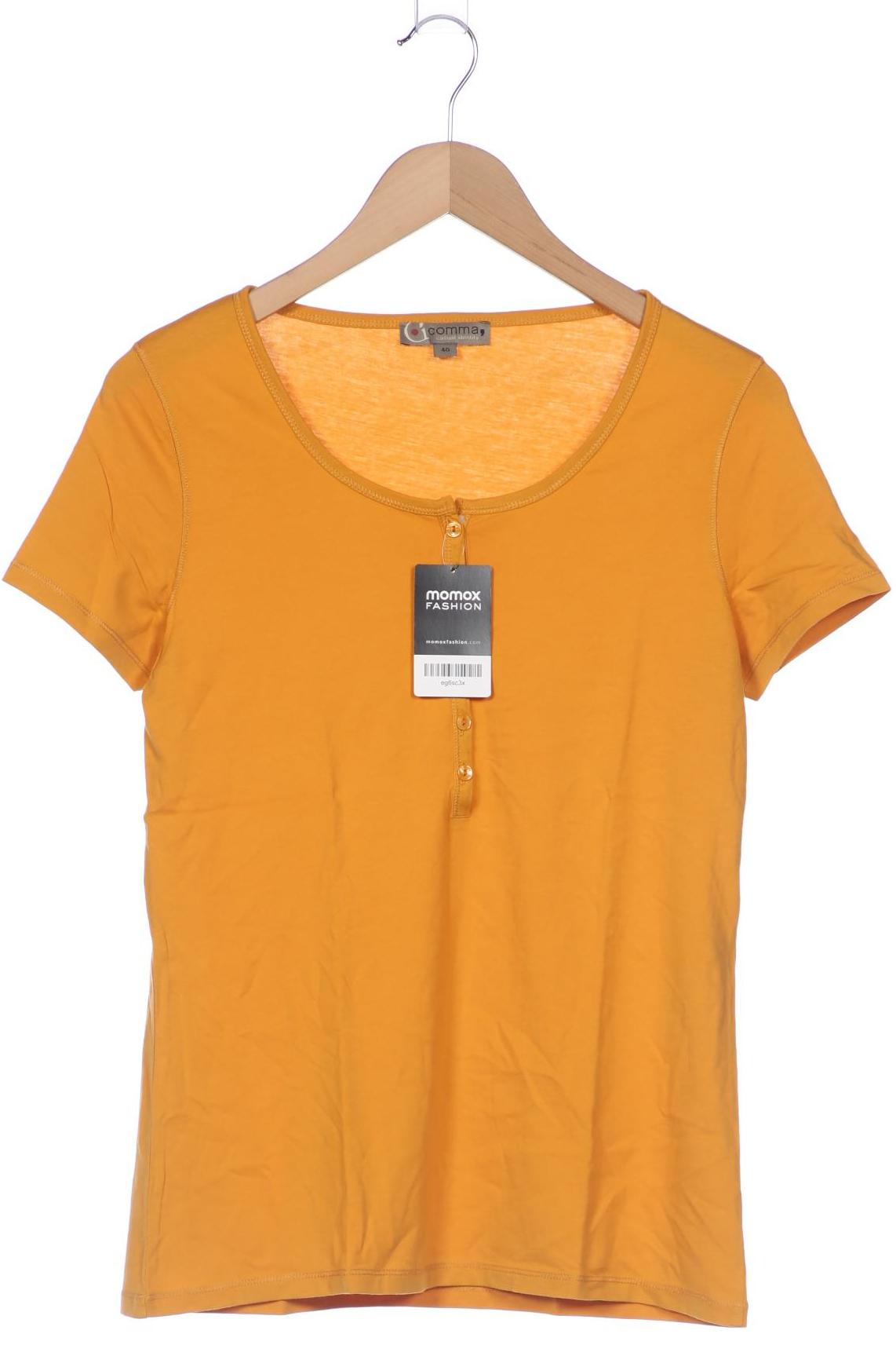 

Comma Damen T-Shirt, orange, Gr. 40