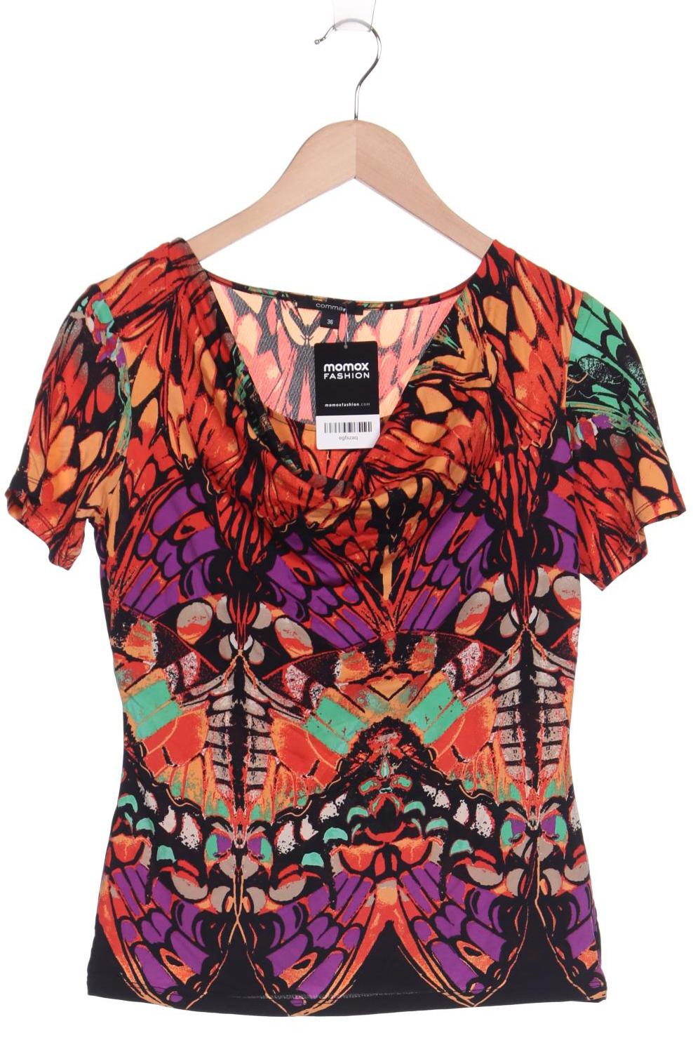 

Comma Damen T-Shirt, mehrfarbig