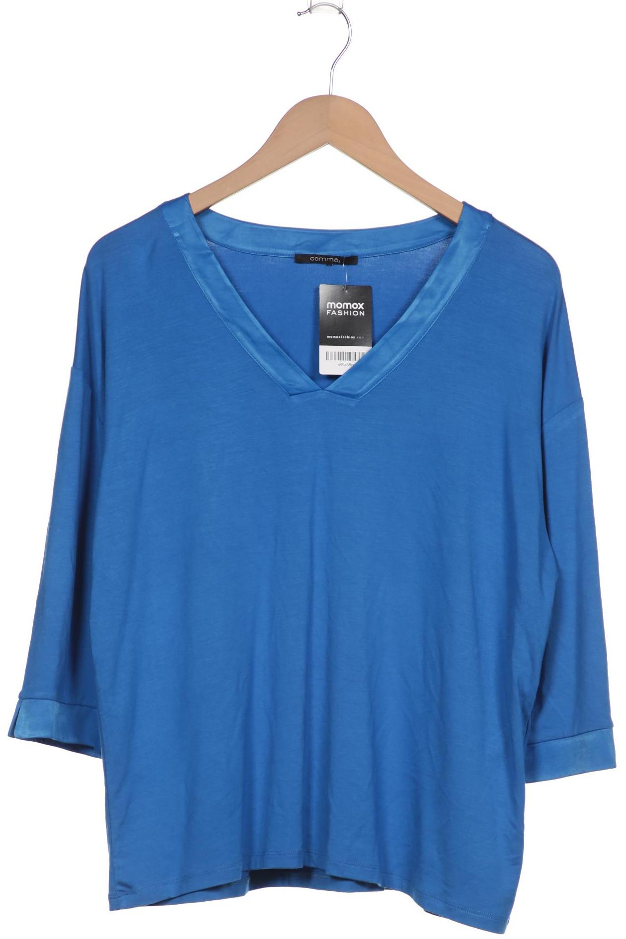 

Comma Damen T-Shirt, blau