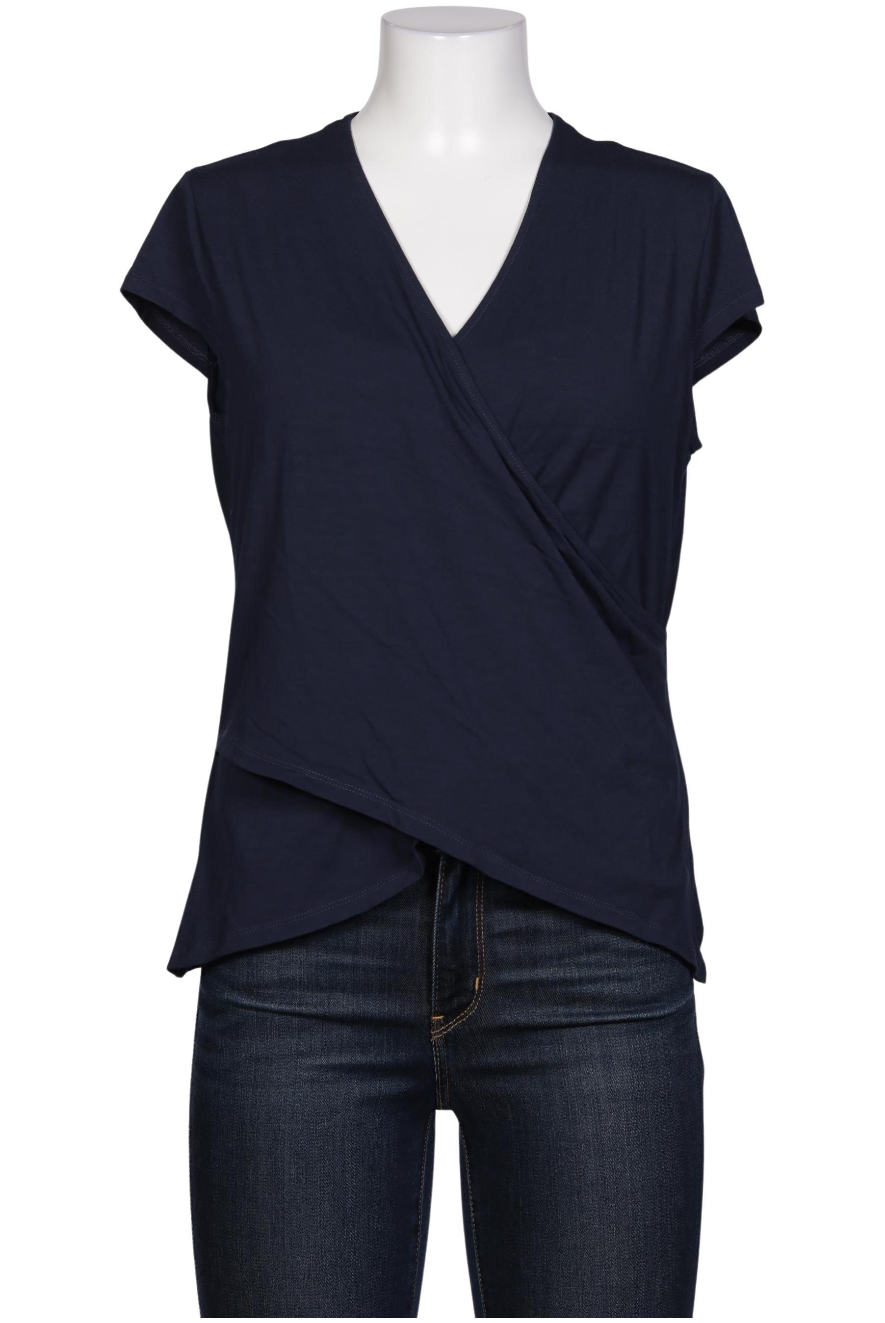 

Comma Damen T-Shirt, marineblau, Gr. 42