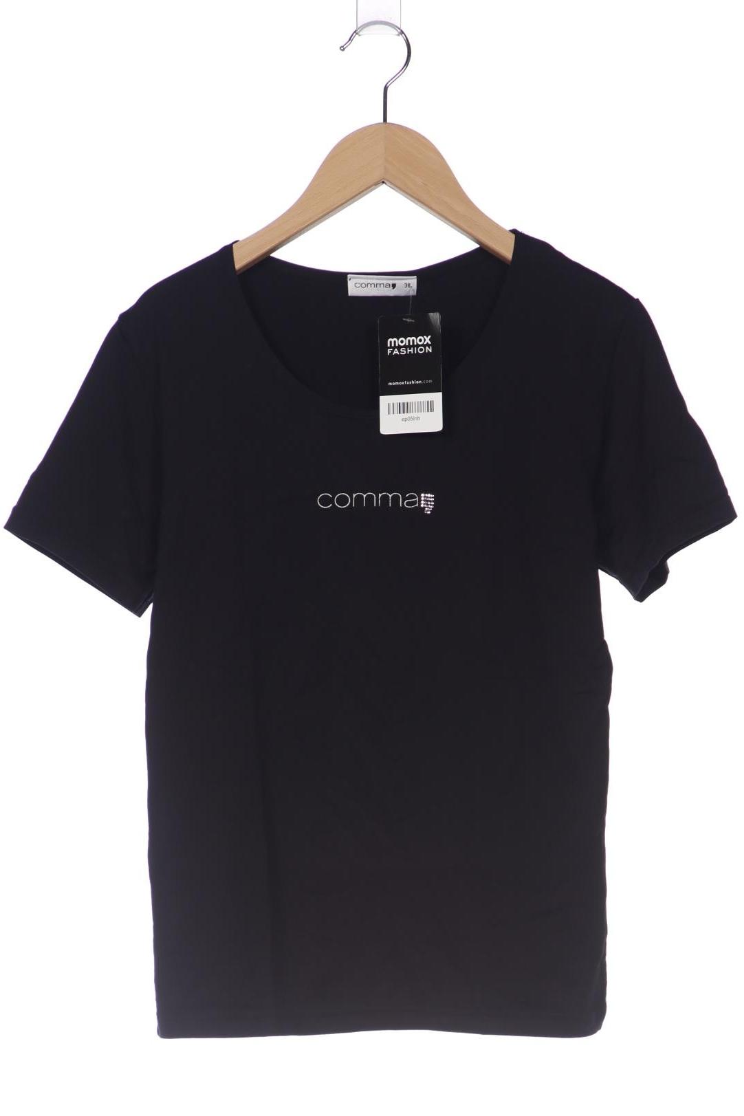 

Comma Damen T-Shirt, schwarz, Gr. 38