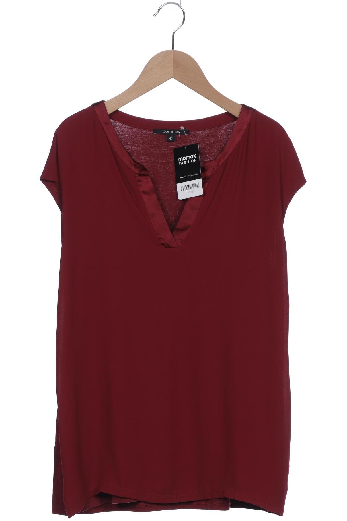 

Comma Damen T-Shirt, bordeaux