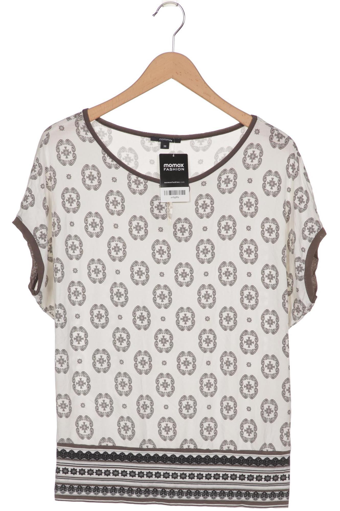 

Comma Damen T-Shirt, weiß