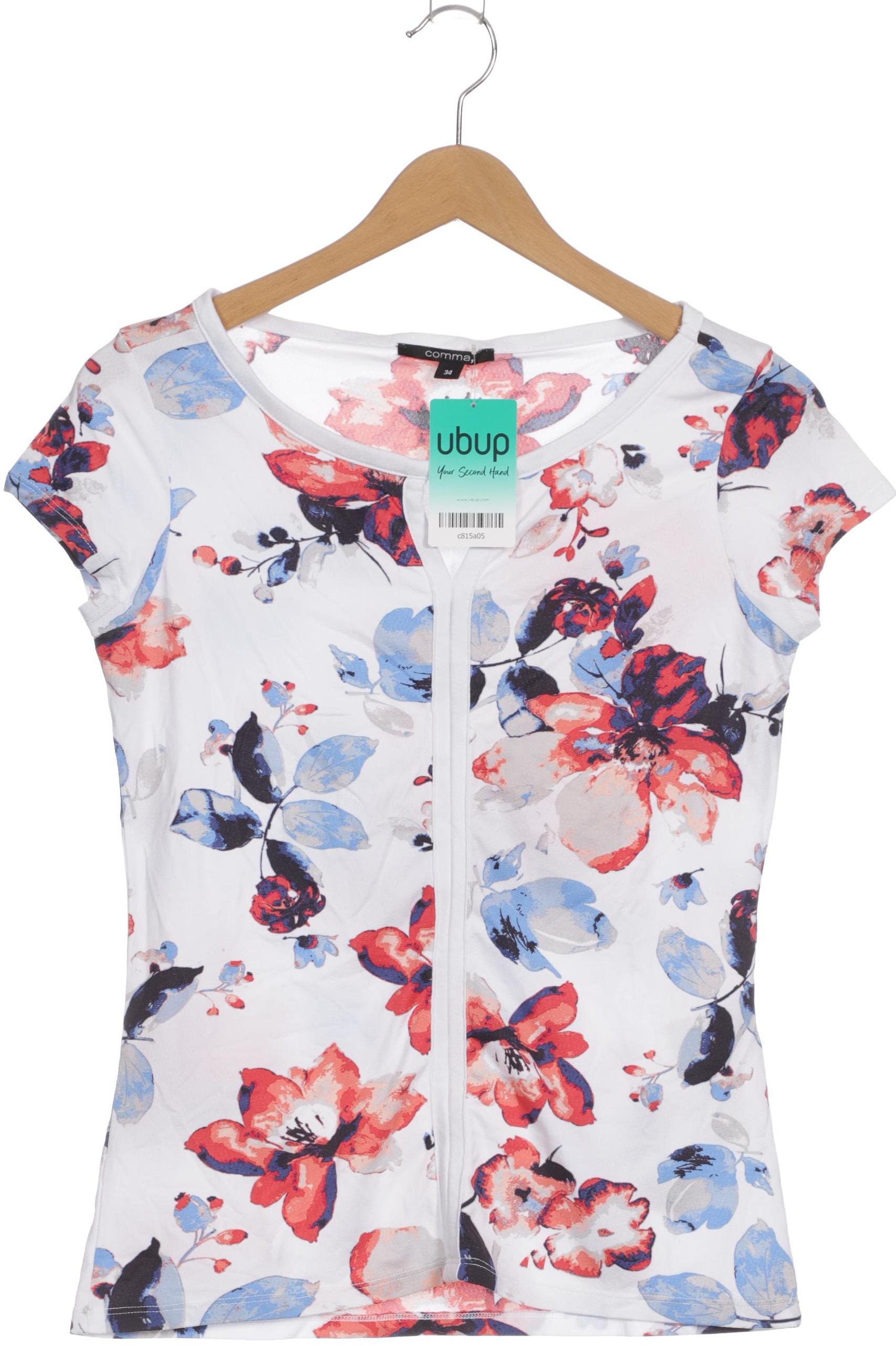 

Comma Damen T-Shirt, mehrfarbig, Gr. 34