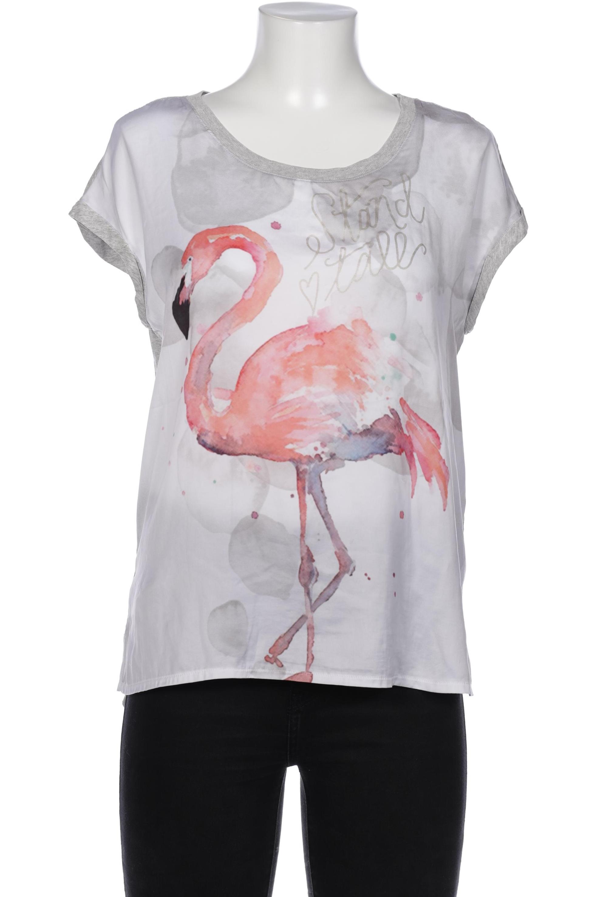 

Comma Damen T-Shirt, cremeweiß, Gr. 38