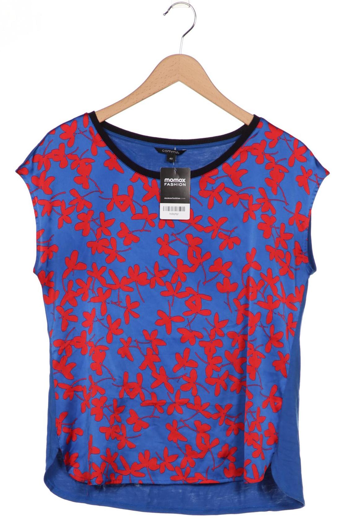 

Comma Damen T-Shirt, blau, Gr. 40