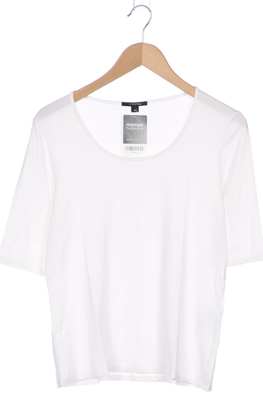 

Comma Damen T-Shirt, weiß, Gr. 44