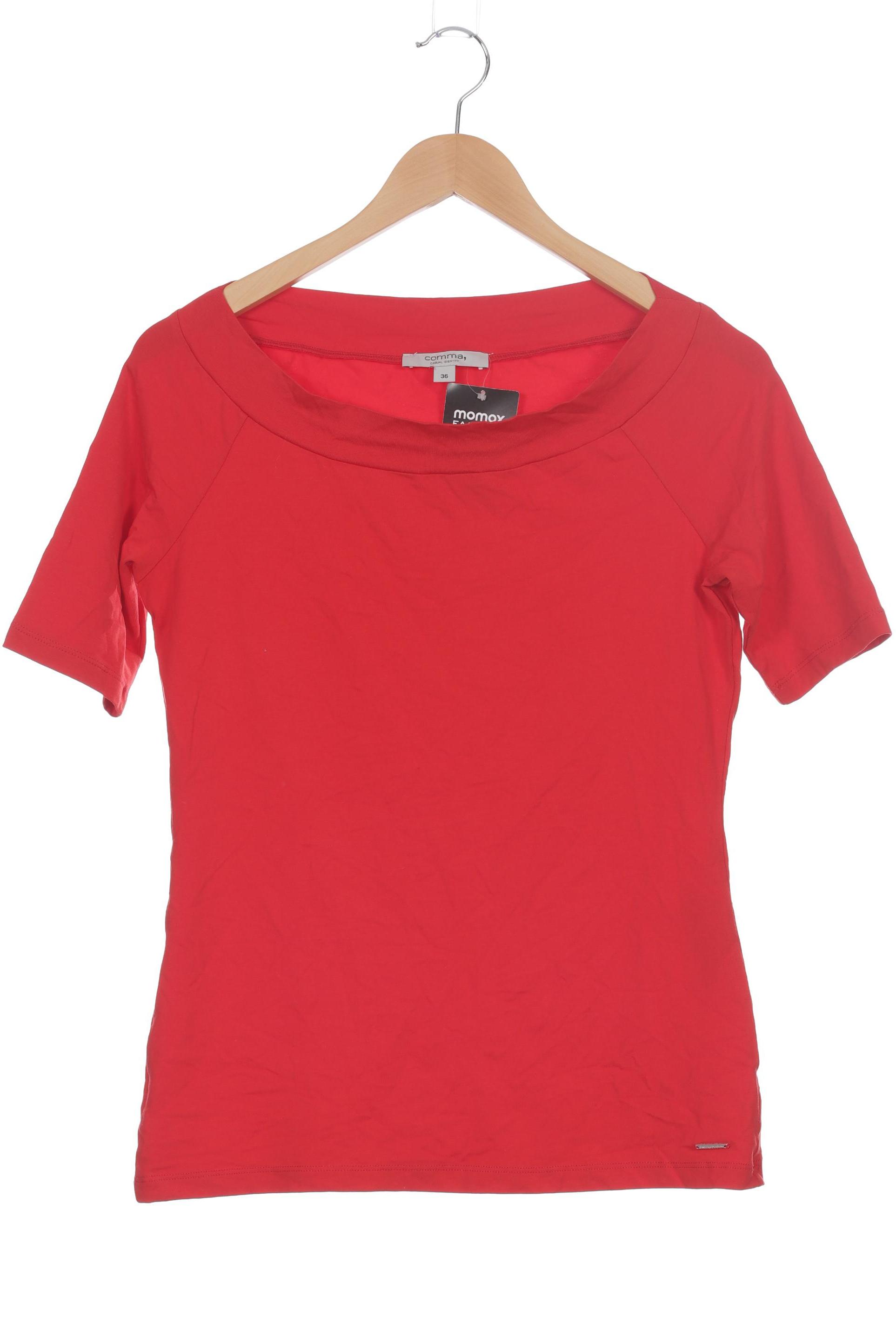 

Comma Damen T-Shirt, rot, Gr. 36