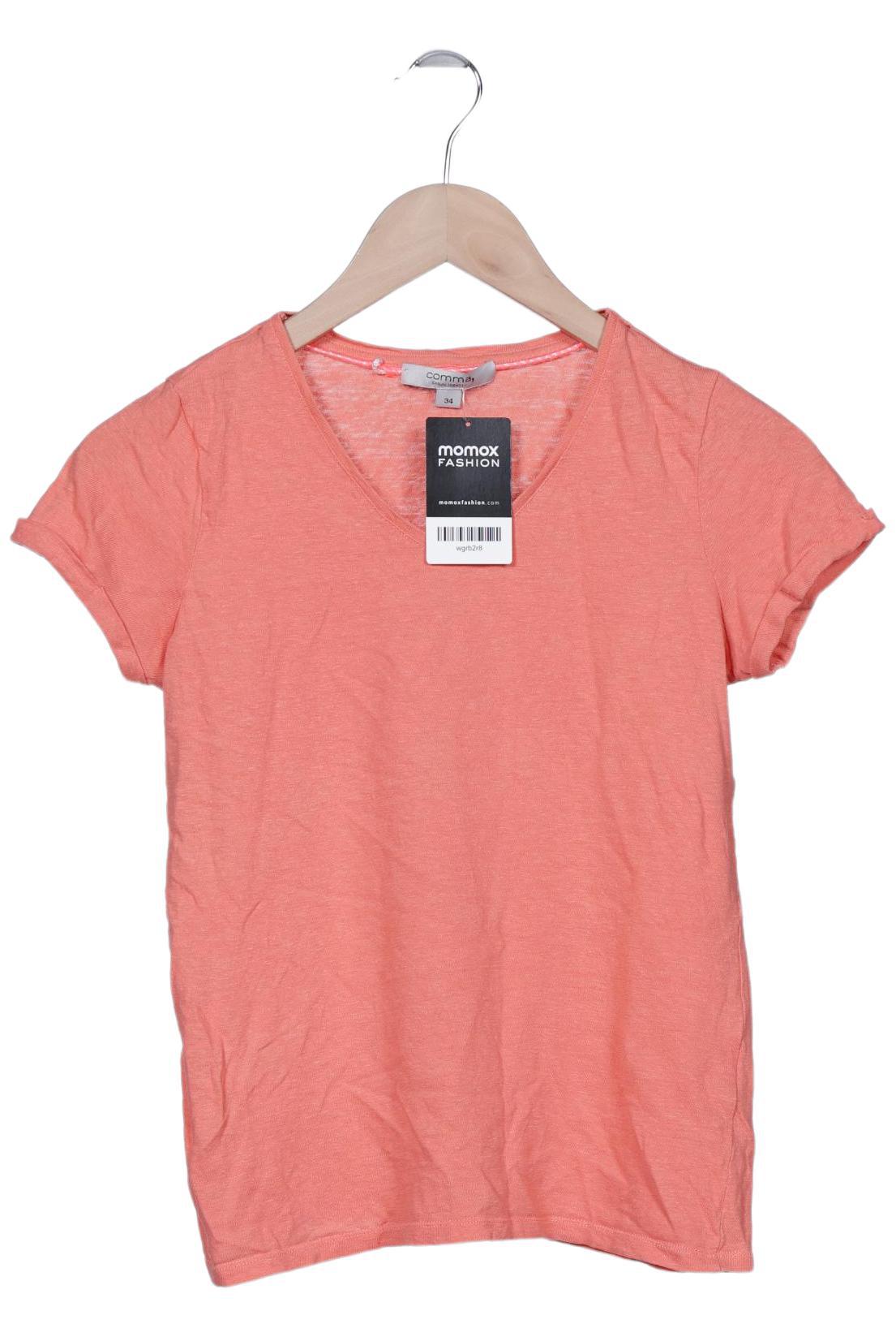 

Comma Damen T-Shirt, orange, Gr. 34