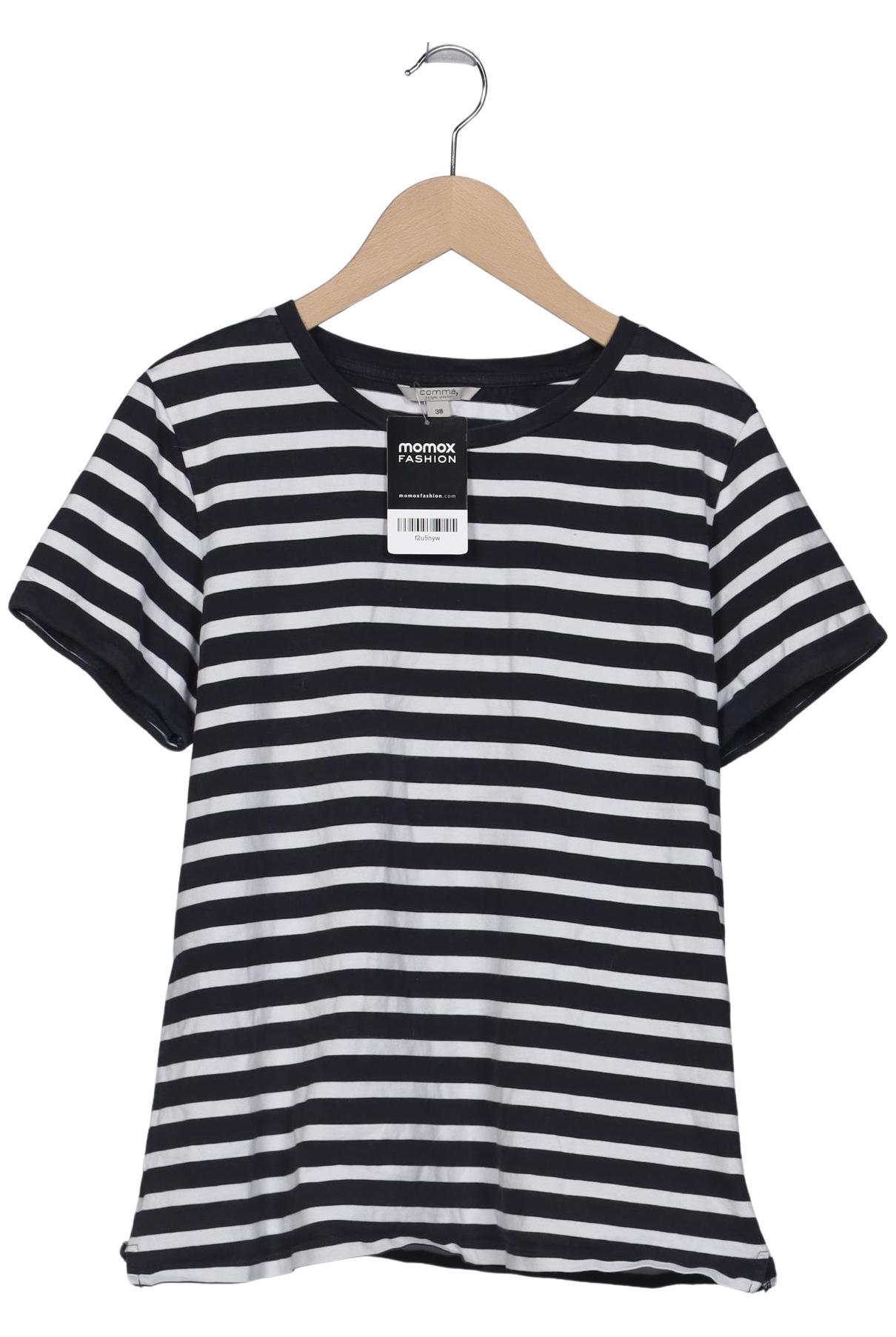 

Comma Damen T-Shirt, marineblau, Gr. 38