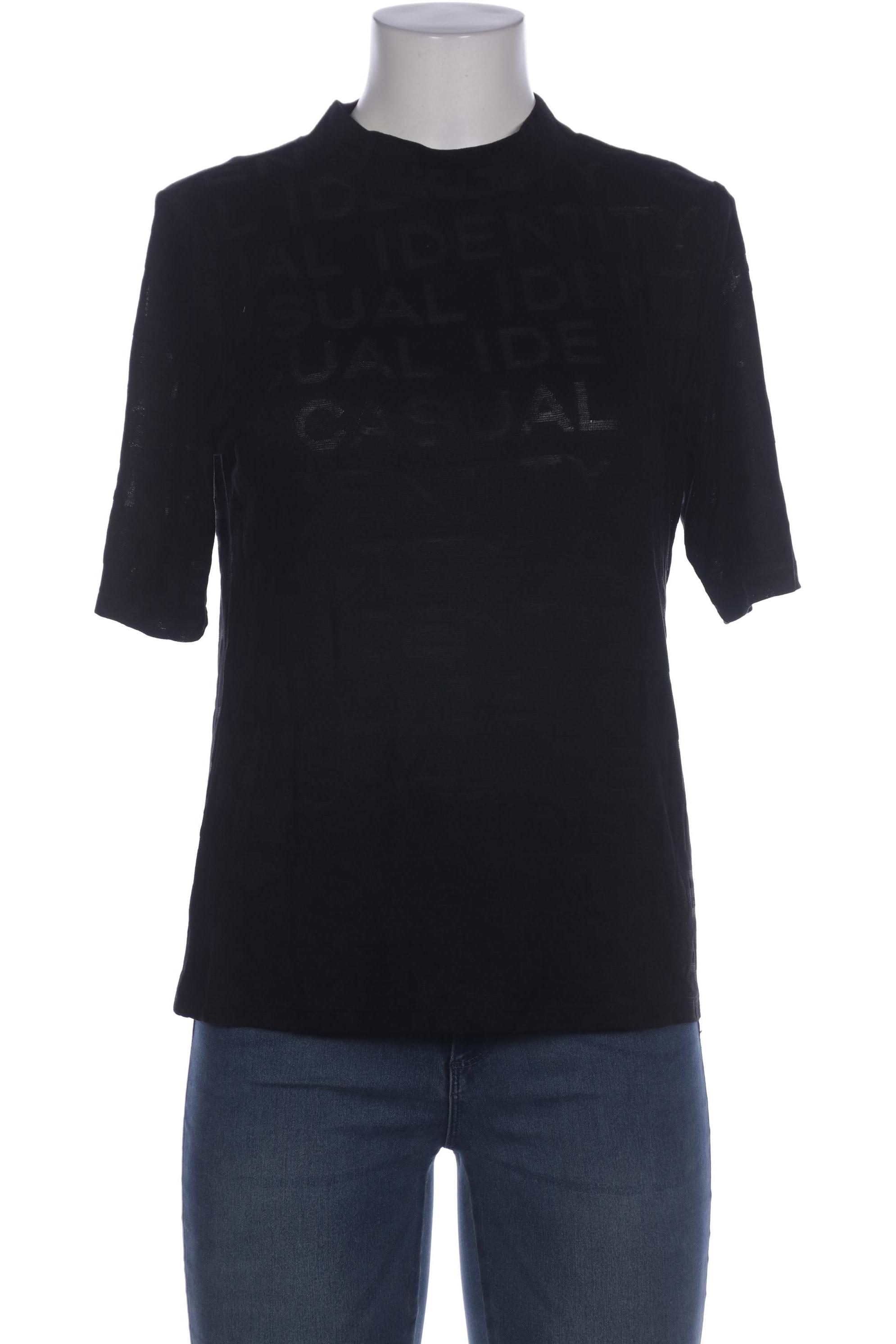 

Comma Damen T-Shirt, schwarz, Gr. 40
